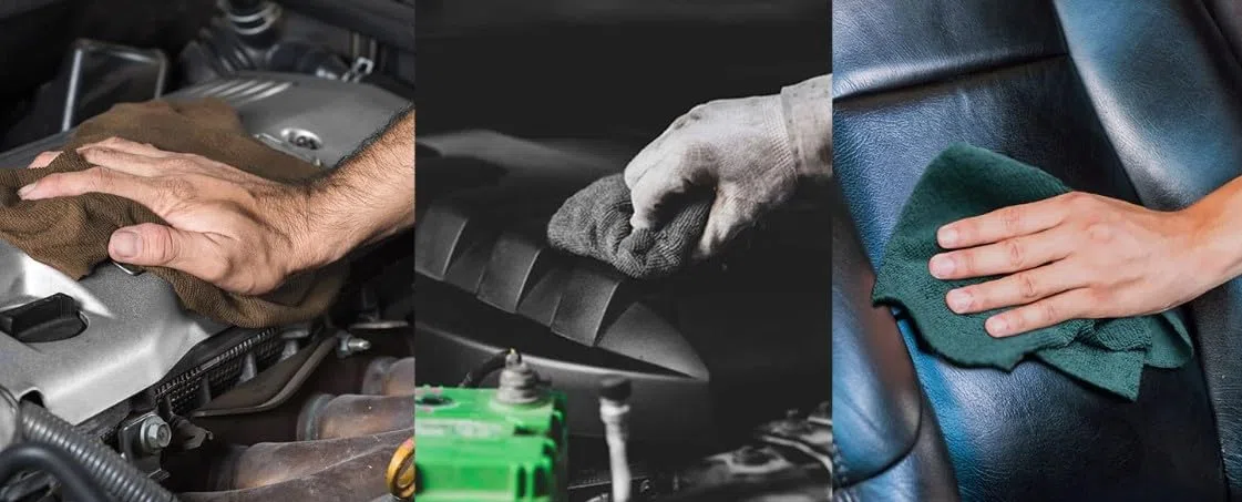 Fantasticlean Toallas de limpieza de microfibra en un rollo, paños reutilizables y lavables, para coche, casa, garaje o cocina, 12 x 12 pulgadas, paquete de 75 (gris claro)
