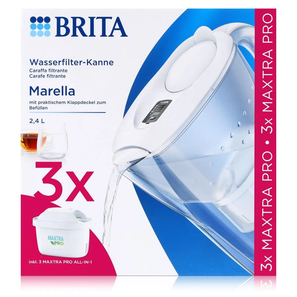 Jarra filtr.marellawh inc 3filtros 1051465