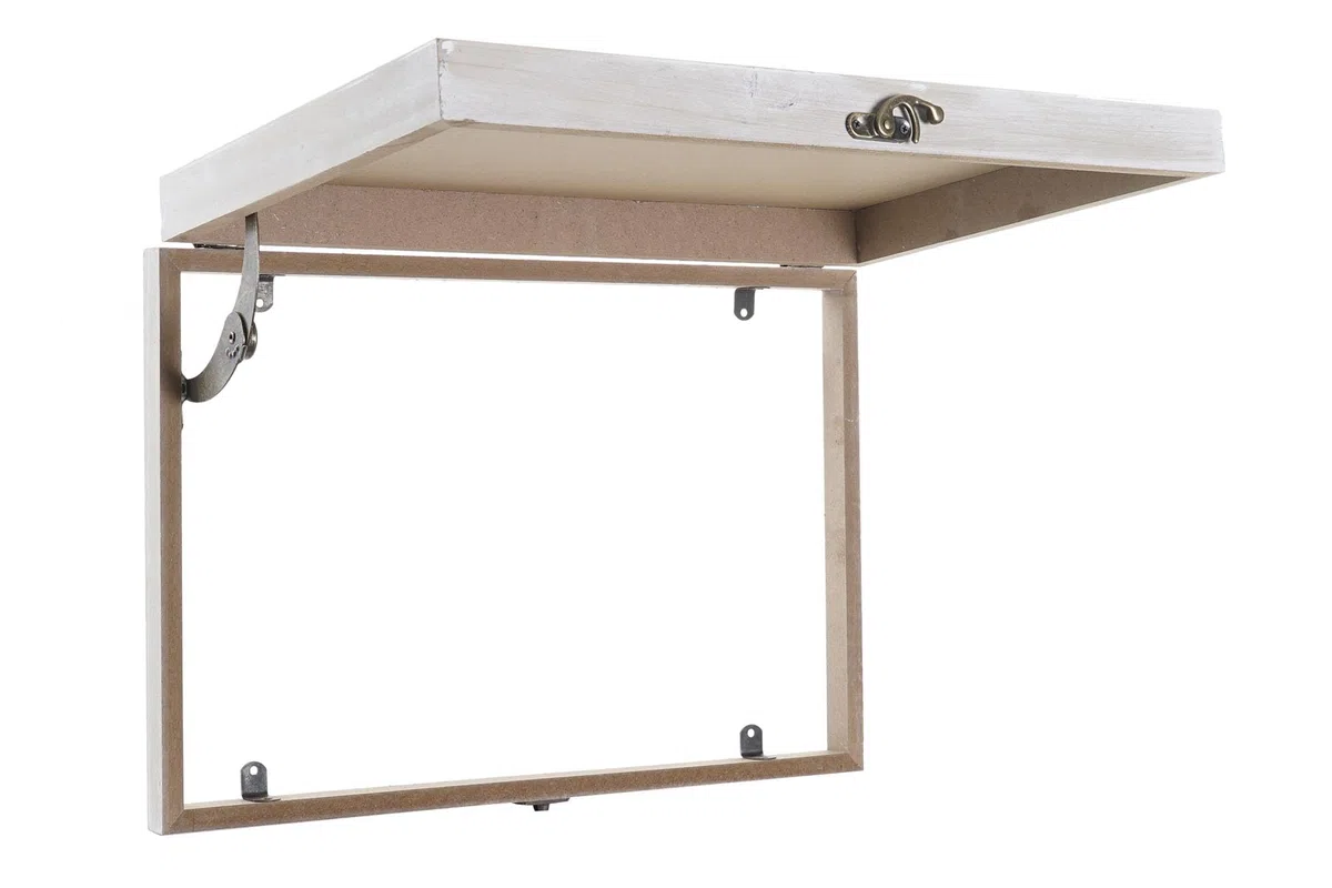 Tapa Contador de Luz Decorativo Tapa para Contadores de Luz 46 x 6 x 31cm Cubre Contador Eléctrico de Madera Diseños Modernos (Playa con Bici)