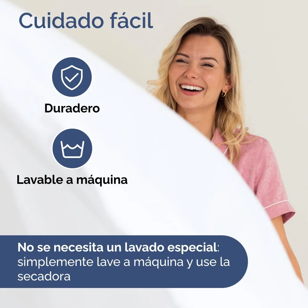 Juego de Sabanas 4 Piezas Cama 180x200 - Sábana Bajera, Sábana Encimera y 2 Fundas Almohada 50x80 - Microfibra Suave Transpirable Antiarrugas - Ropa de Cama Colchón hasta 35cm - Oeko-Tex - Blanco