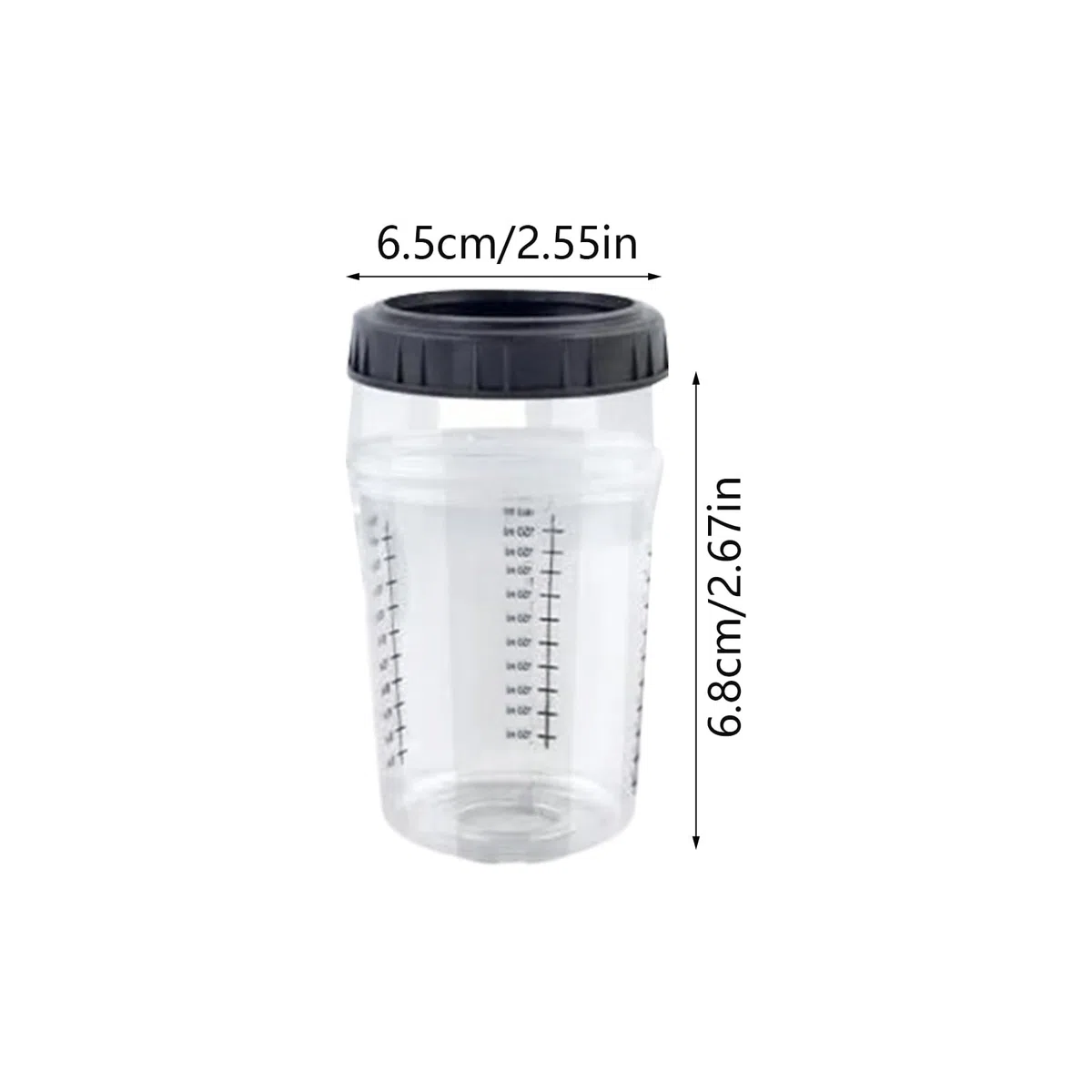 Vasos De Mezcla De Pintura Para Automóviles Recipientes De 180 Ml Con Tapa | Utensilios Multiusos Compactos para Manualidades Reparaciones Modificación de Muebles y Modelos