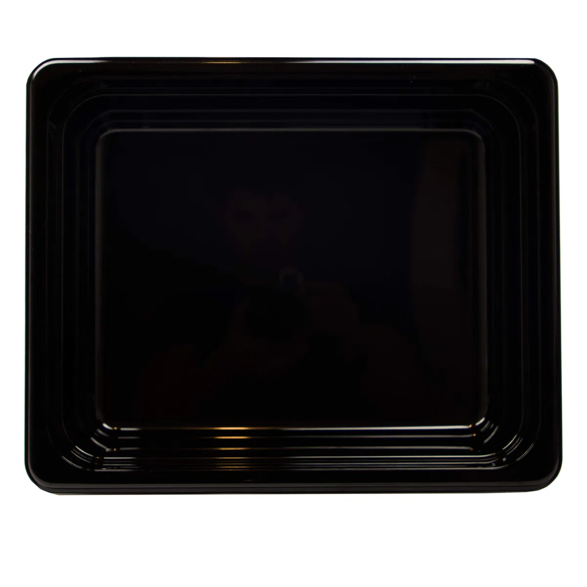 6 recipientes GN 1/2 Gastronorm GN, 6,5 litros, profundidad de 100 mm, plástico, color negro