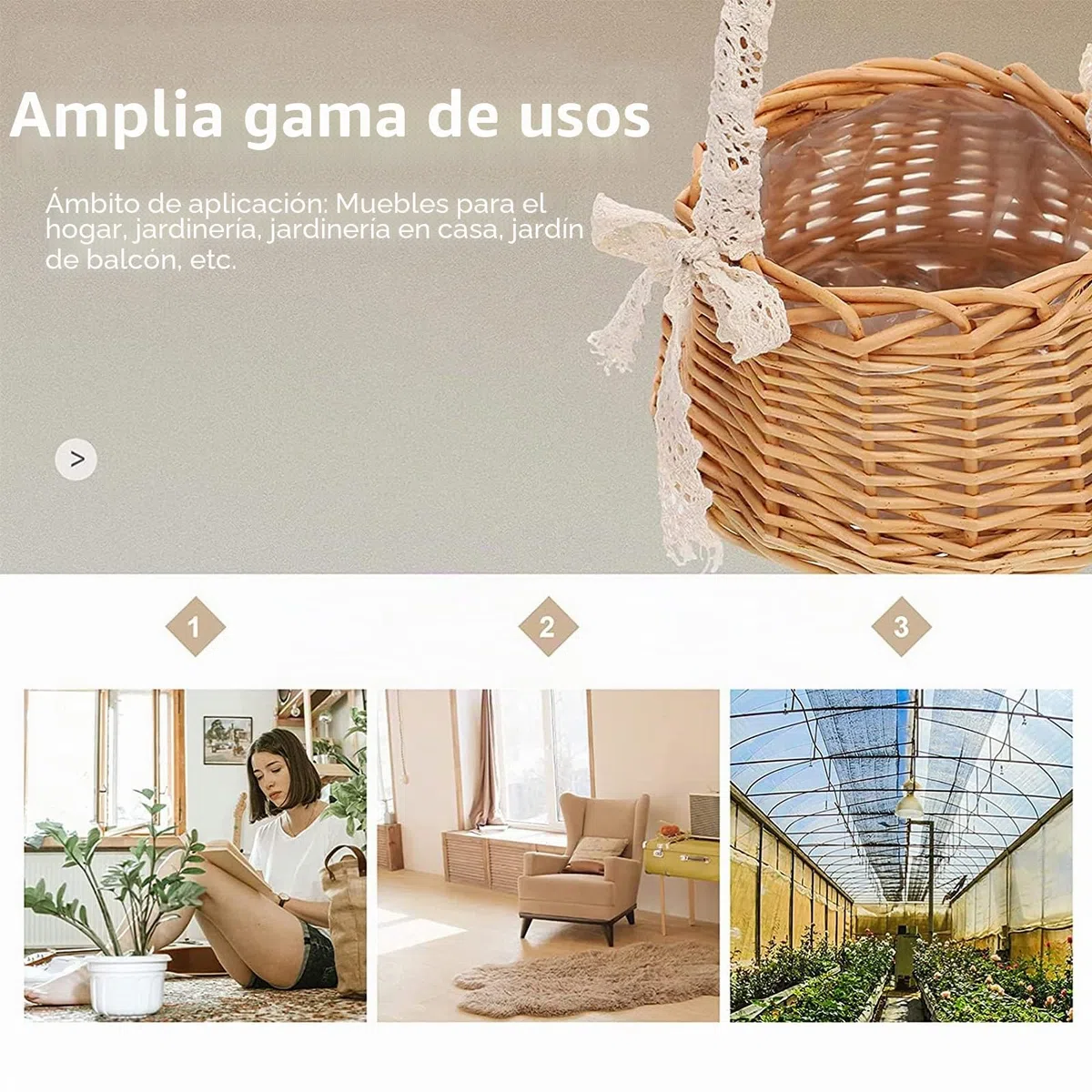 Cestas Infantiles De Flores De Boda Cesta De Mimbre y Ratan Canasta Artesanal Canasta De Frutas Cesta De Mimbre Tejida Para La Decoración De La Mesa De Boda Decoración De Estilo Rústico