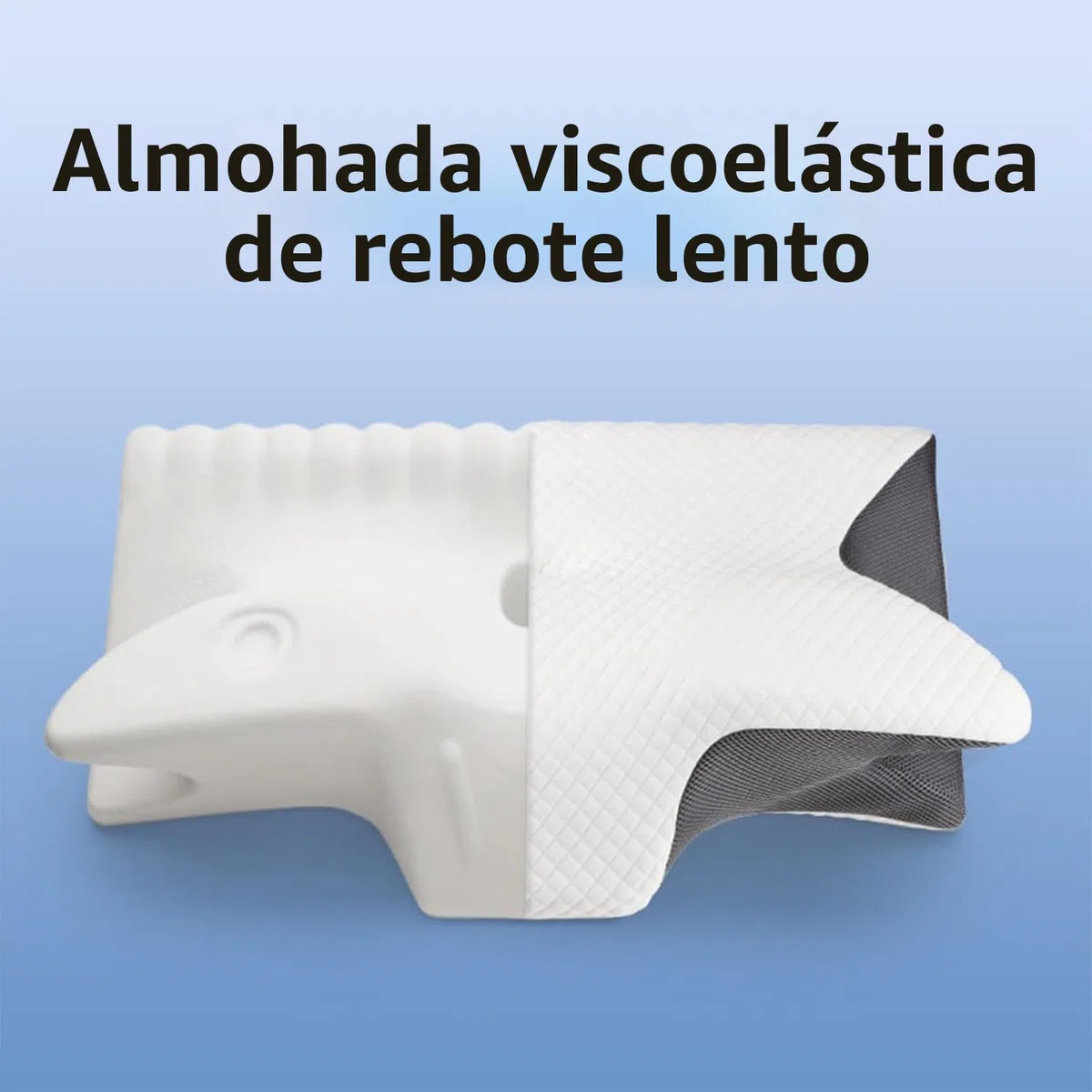 Orthosleep - Almohada ortopédica cervical serenium para aliviar las molestias en el cuello, Serenium cojín ergonómico con funda extraíble para una fácil limpieza