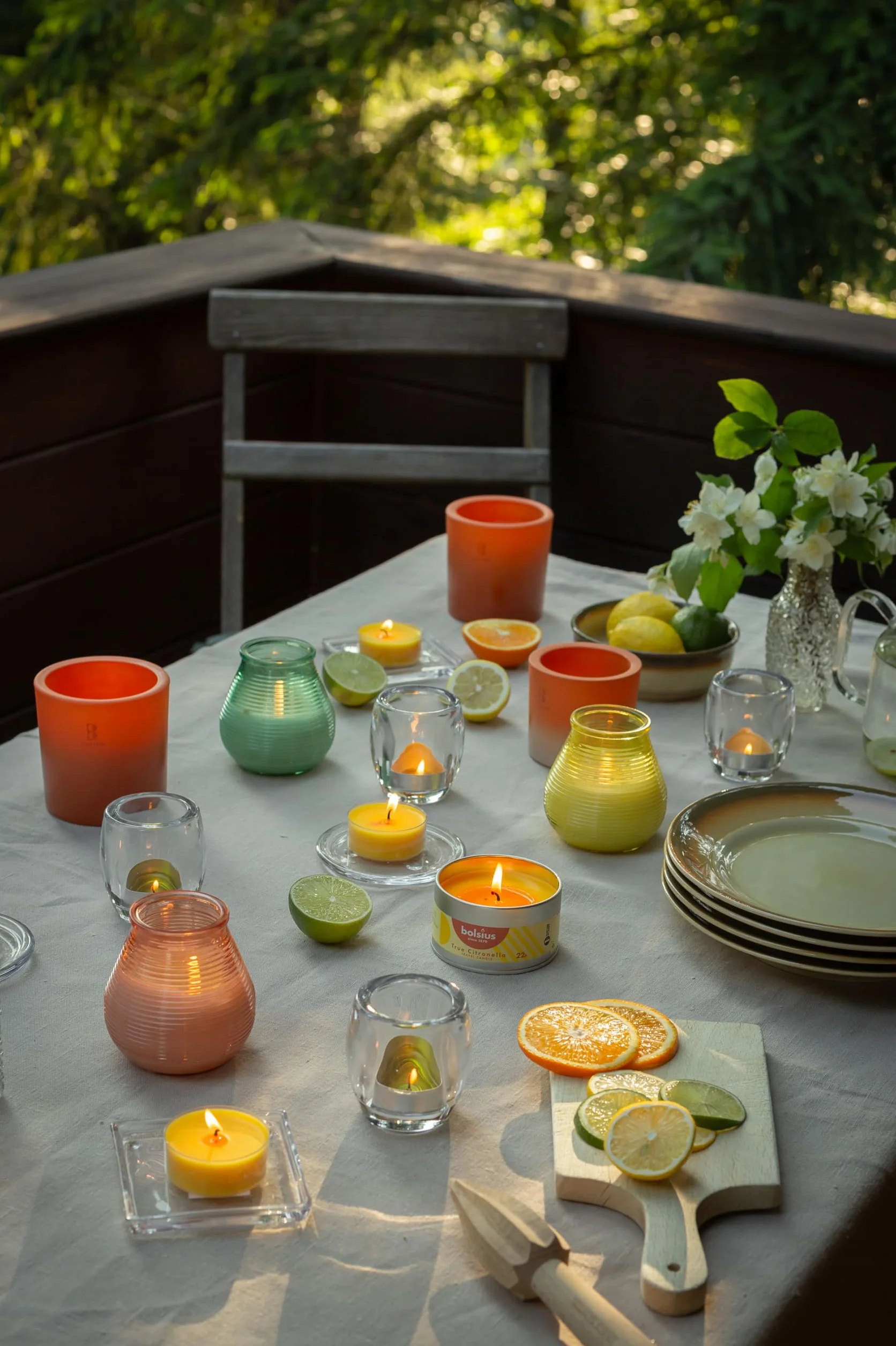 BOLSIUS – Outdoorkerzen - Citronella - Im Glass - Grün - 6 Stück 8717847154927 Outdoor Glass