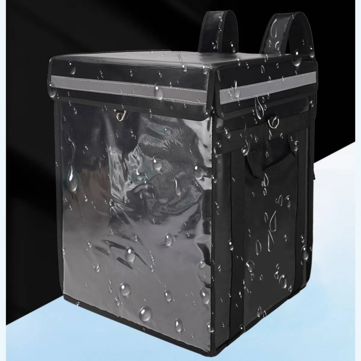Mochila Entrega Alimentos Impermeable Mochila Repartidor Gran Capacidad Bolsa Térmica para Picnic