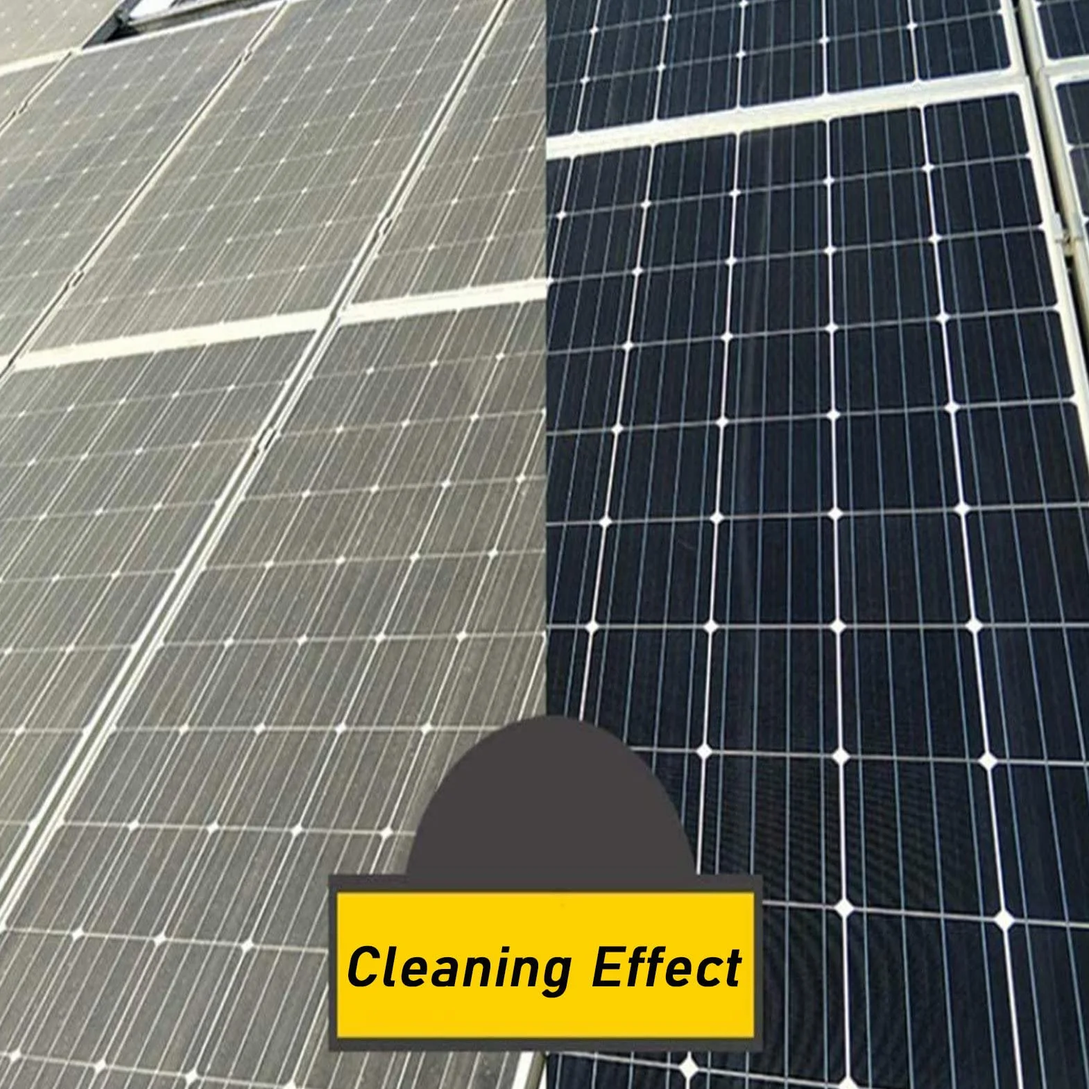 Pértiga de Limpieza de Ventanas de 5 a 12 m con Cepillo telescópico y depósito de Agua, se extiende para Limpiar techos, Paneles fotovoltaicos y solares, Cabezal de cepil