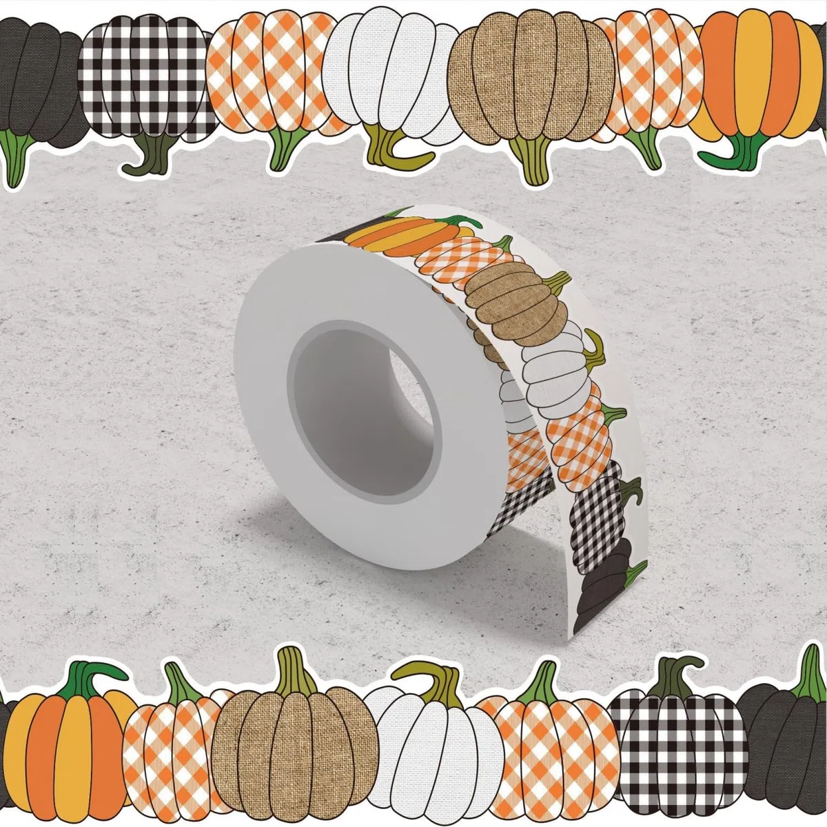 Fronteras de tablero de anuncios de calabaza, decoración de borde de anuncios de otoño, decoración de Halloween, tablero de anuncios, decoración de aula de otoño, decoración para Halloween, Acción de