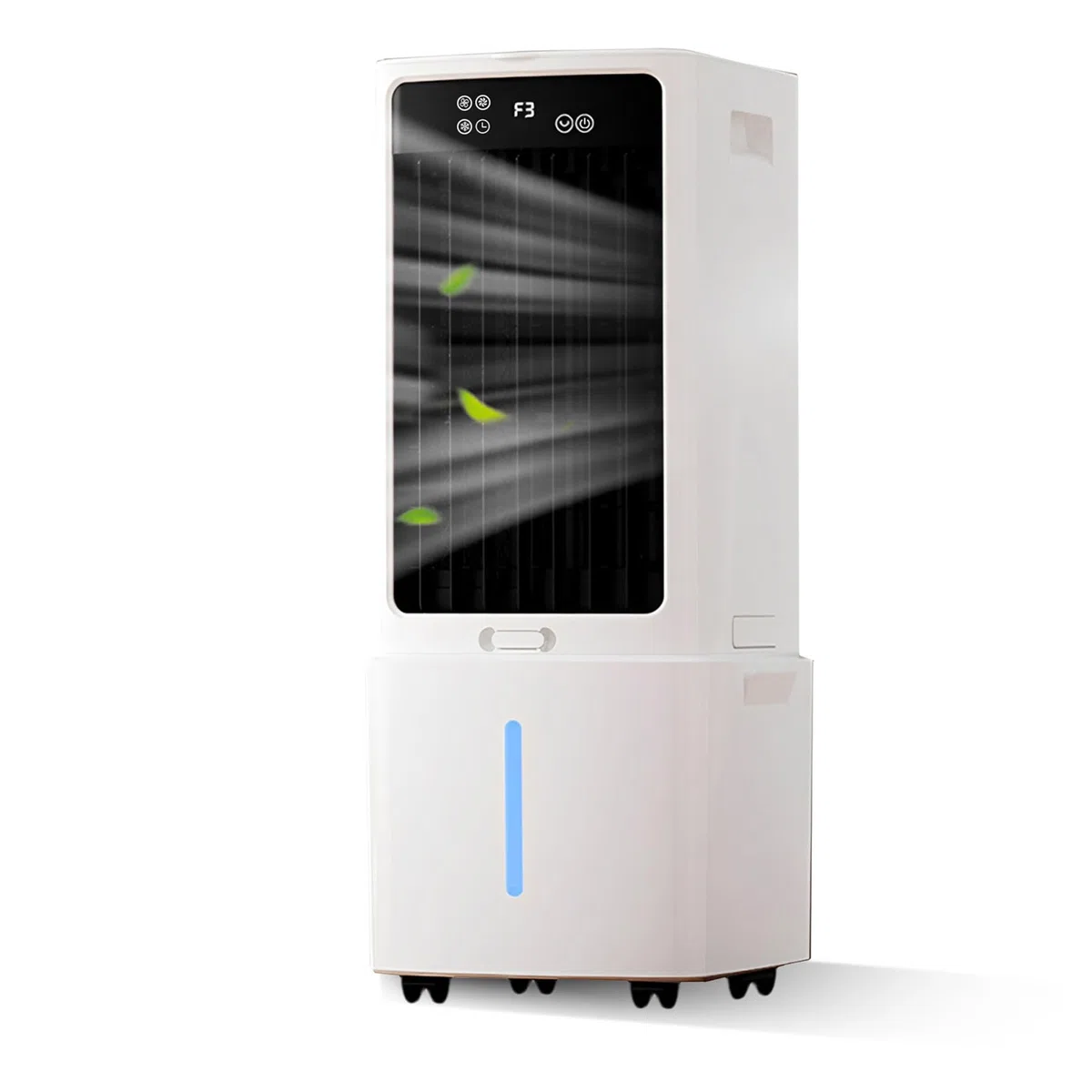 Enfriador De Aire Evaporativo PortáTil, Tanque De 12 L, 3 Velocidades, Ventilador De Aire Acondicionado, Temporizador De 12 H, Distancia De Flujo De Aire De 10 M, para Casa, Restaurante