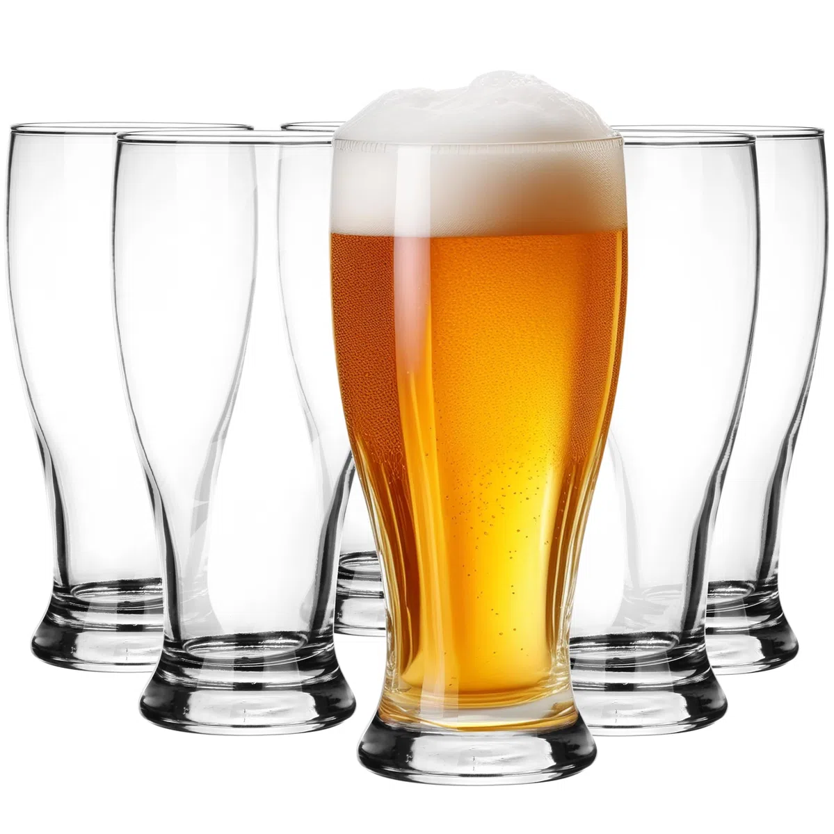 Glasmark Krosno Conjunto De Vasos De Cerveza Juego De Cerveza 6X0,5L Jarra Artesanal