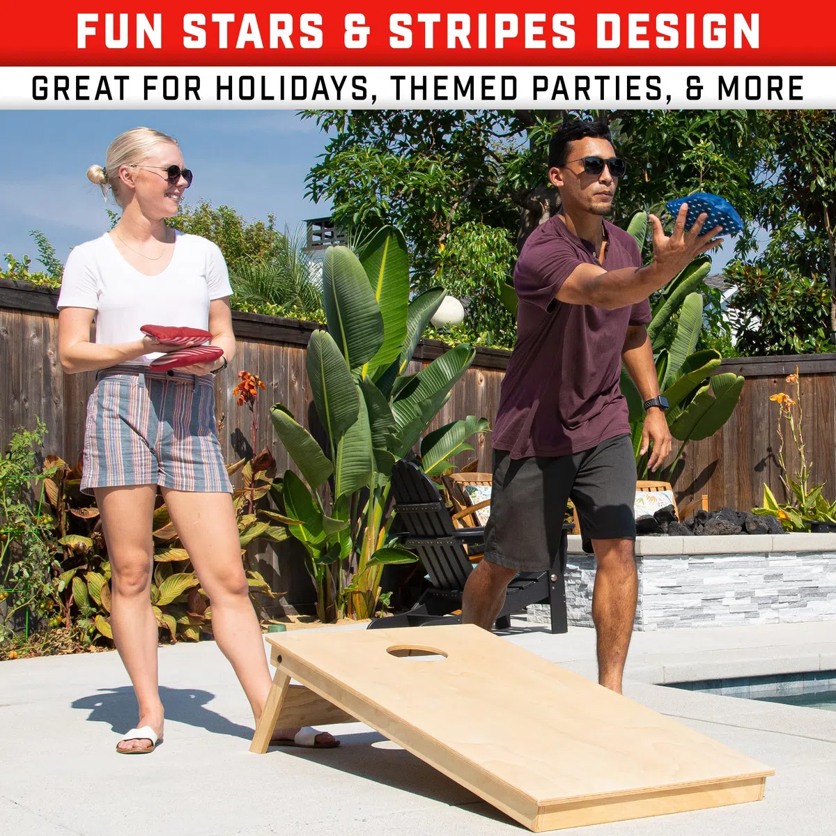 GoSports Dual Sided Cornhole Bean Bags