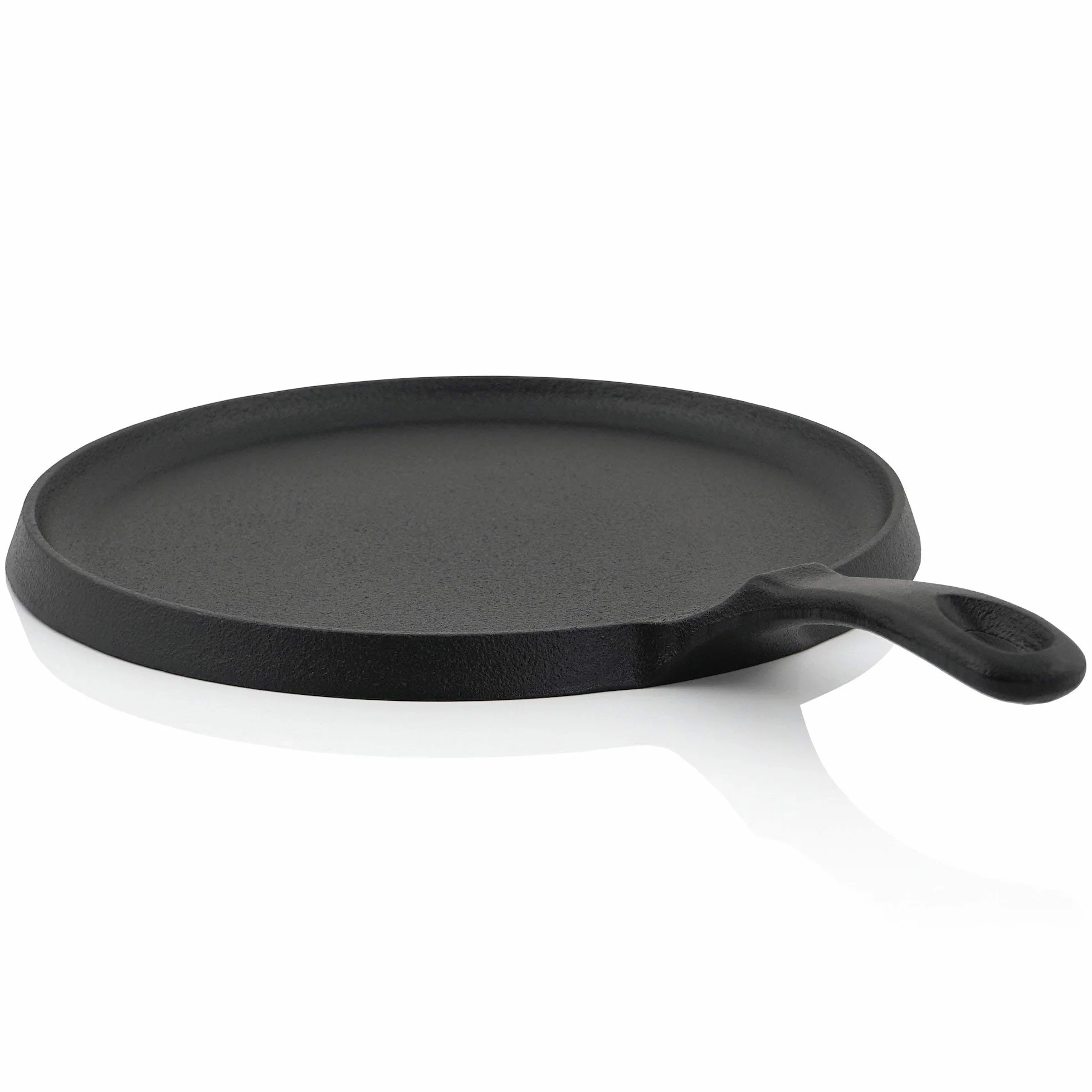 BBQ-TORO Sartén de Hierro Fundido para Crepes | Ø 26 cm | Color Negro | Curado - pre-Seasoned | Apta para Inducción, Grill, Barbacoa, Parrilla