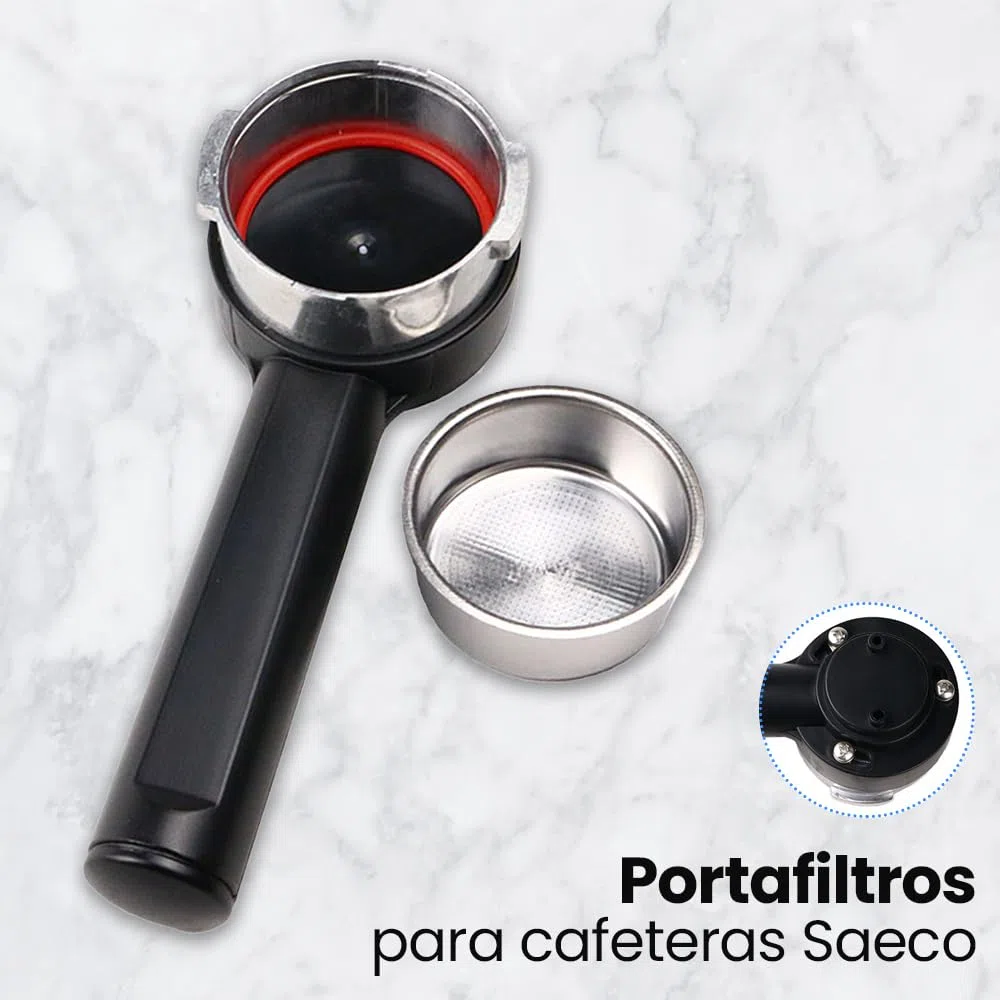 Anakel Home Repuesto Portafiltro Cafetera HD8323 Compatible con Saeco | Incluye Filtro, Modelos Clásicos 18,5x6,7cm
