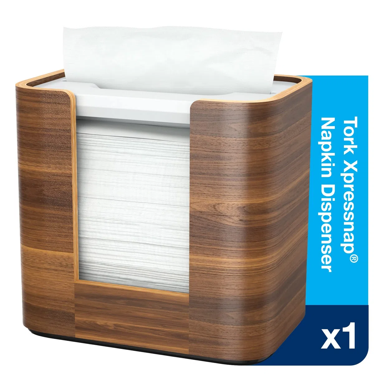 Tork 72900 Image Express - Servilletero dispensador, color nogal