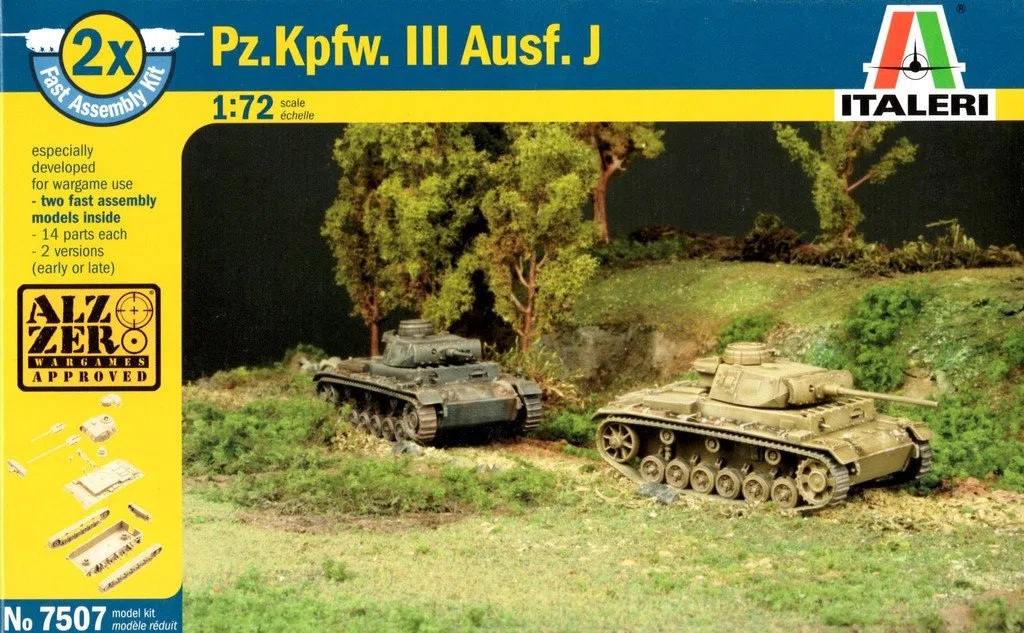 Italeri 7507S - Vehículos de Combate Blindados. J III