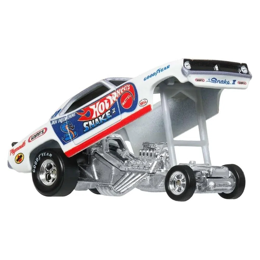 Hot Wheels JBL01 Premium - Juego de 2 Mini Coches 72 Plymouth Cuda FC/Rob N, Color Rosa