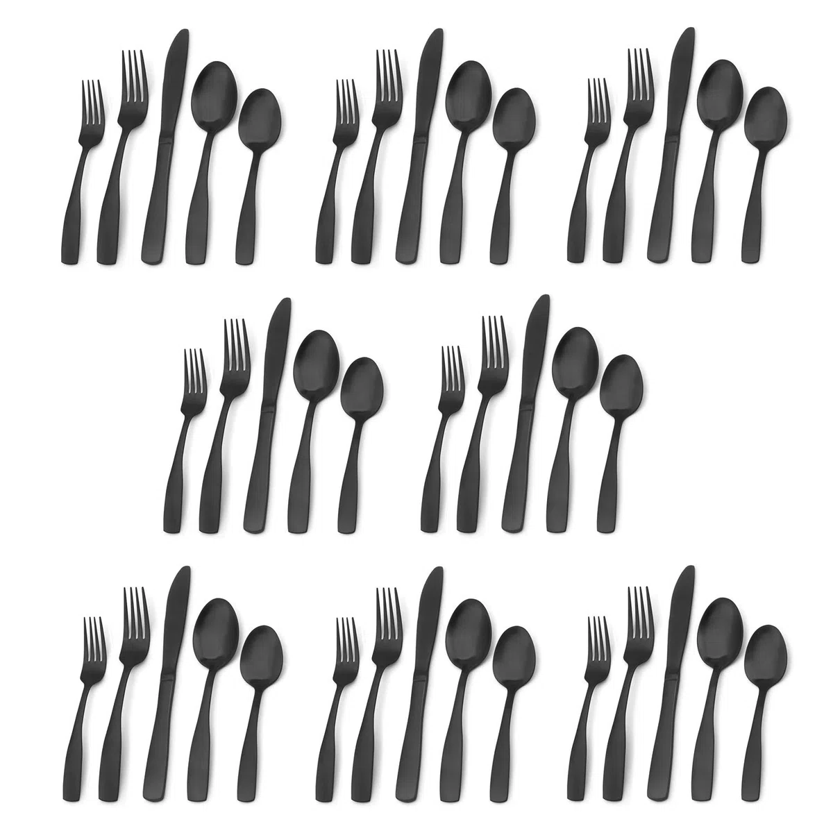 Silverware Set de cubiertos de acero inoxidable, vajilla para el hogar y el restaurante, apto para lavavajillas