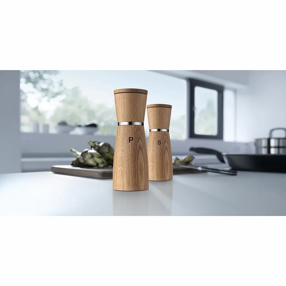 WMF Ceramill Natura Juego 2 molinillos, Madera, 2 Piezas