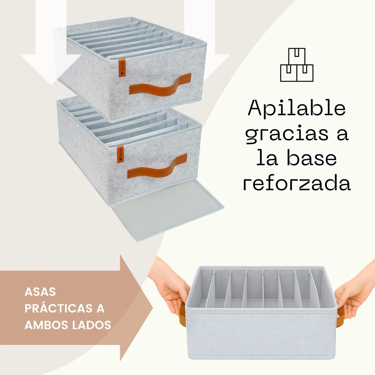 o’secret Organizador Armario Ropa para IKEA PAX 100cm, Set de 6 | Para vaqueros, camisetas y ropa interior, solución ordenada y compacta para armario