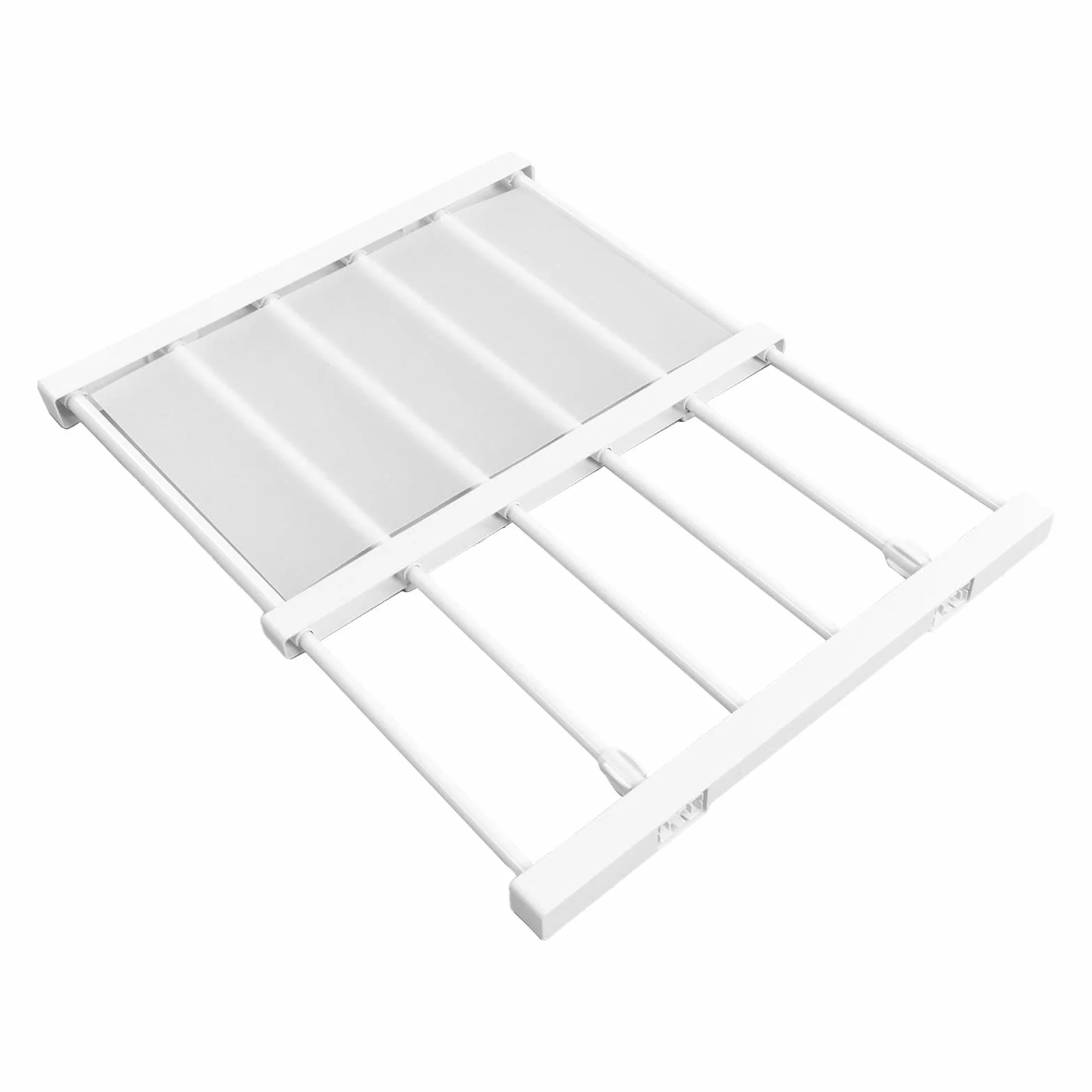 Zerodis Estante de Tensión Extensible para Ropa, Organizador de Armario, Estantes Ajustables sin Taladro, Almacenamiento (30-40 cm)
