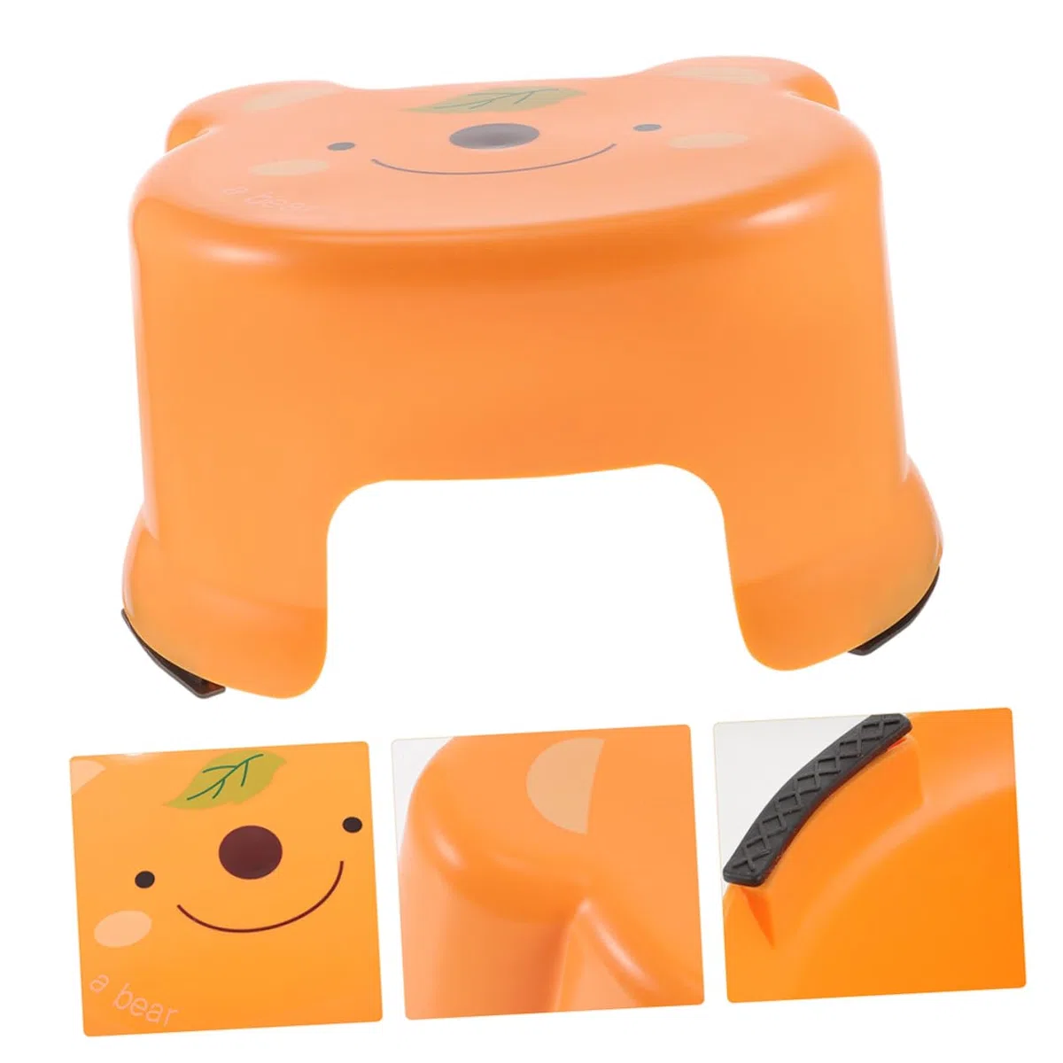 DECHOUS 2 Piezas Taburete De Plástico De Dibujos Animados Orinal Taburete De Caca De Plástico Subir Reposapies Pedicura Niño Cuidado El Plastico Pequeño