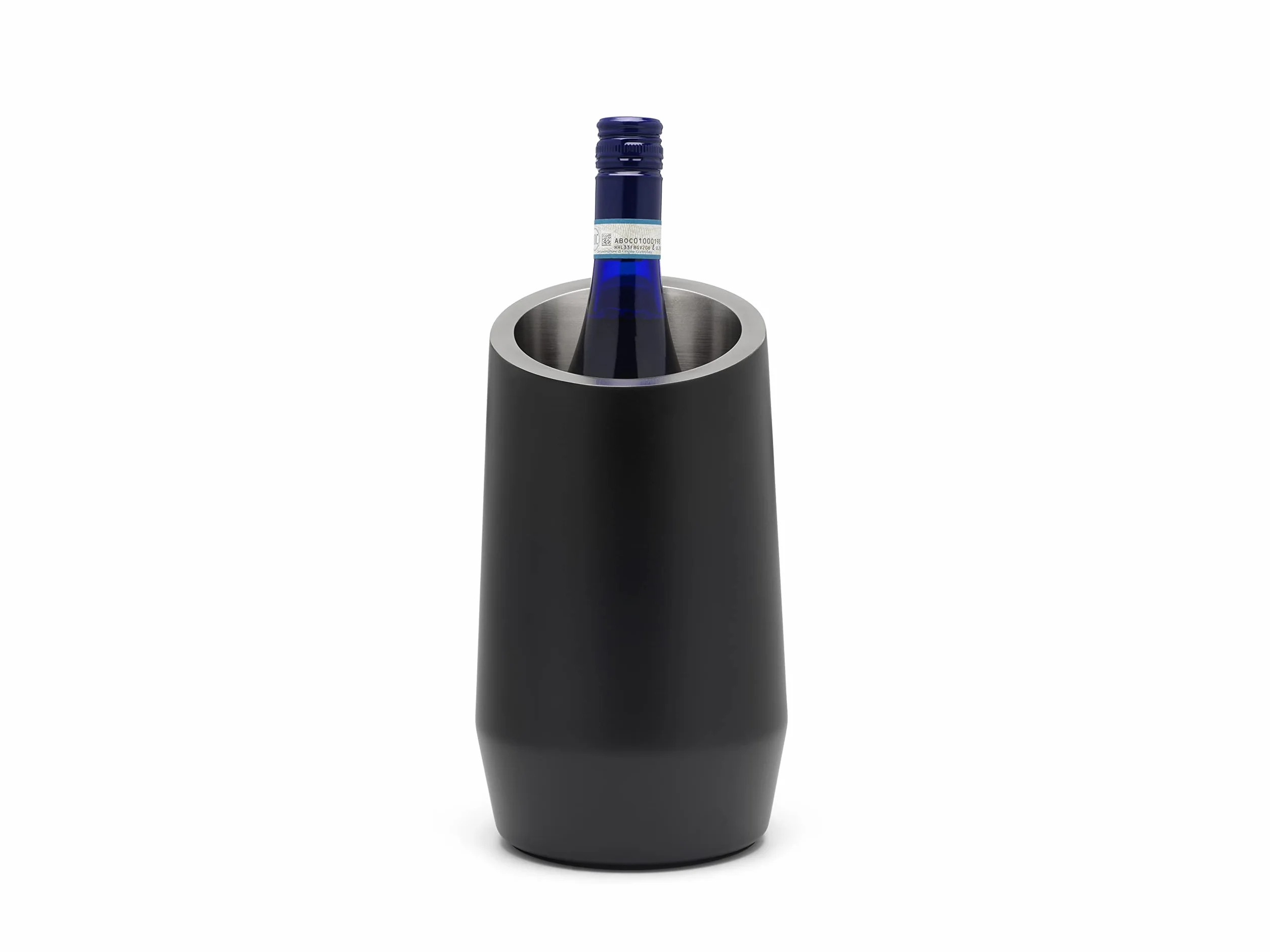 Leopold Vienna Enfriador de Botellas, Acero Inoxidable 304, Negro, 139x139x250