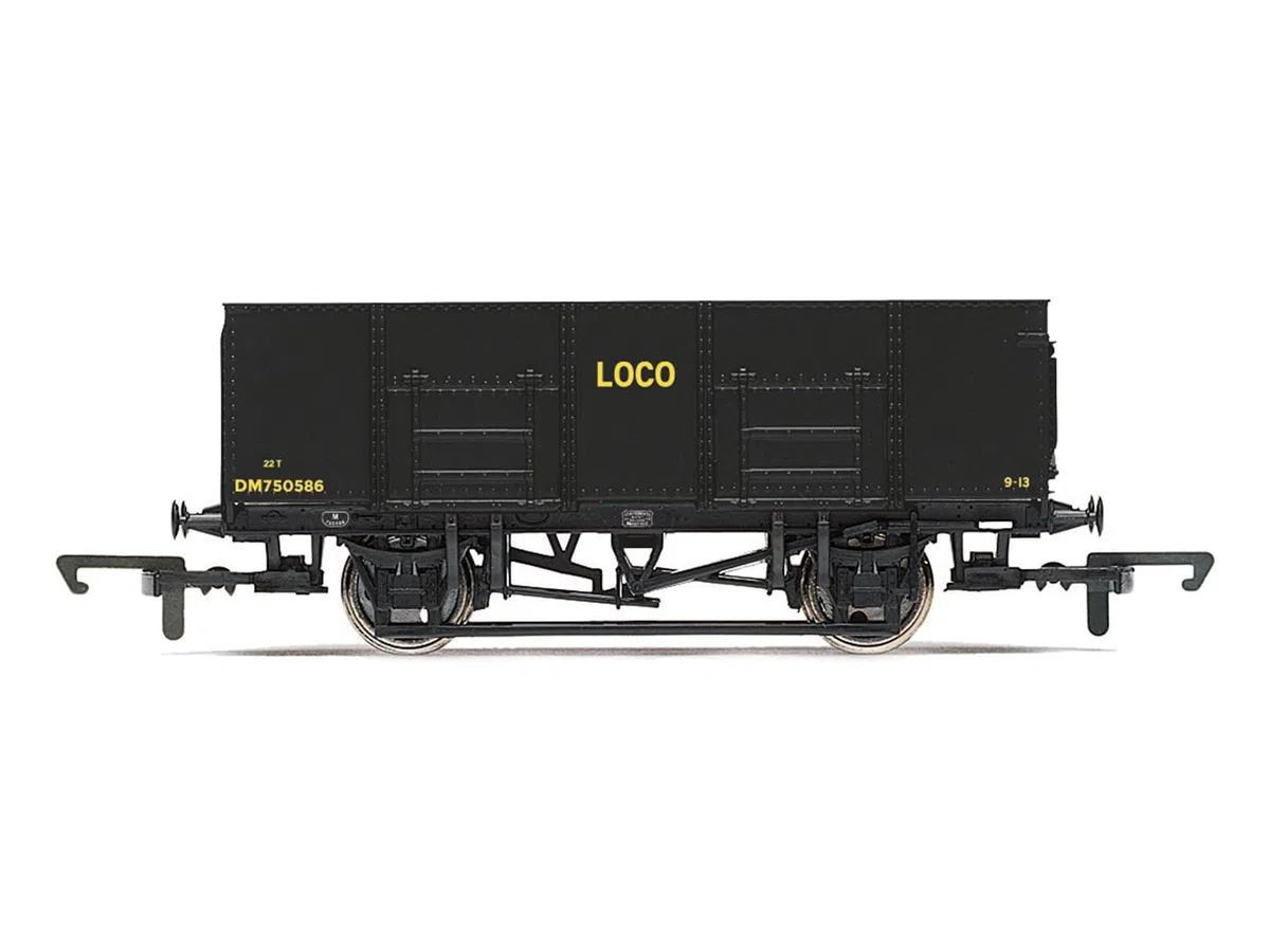 Hornby Wagons - R60257 BR (LOCO), Vagón de Minerales de Acero 21T, DM750586 - Tren de Juguete de la Era 4, Vagones y Carga Escala 00 para Trenes, Maquetas para Adultos - Regalo a Escala 1:76