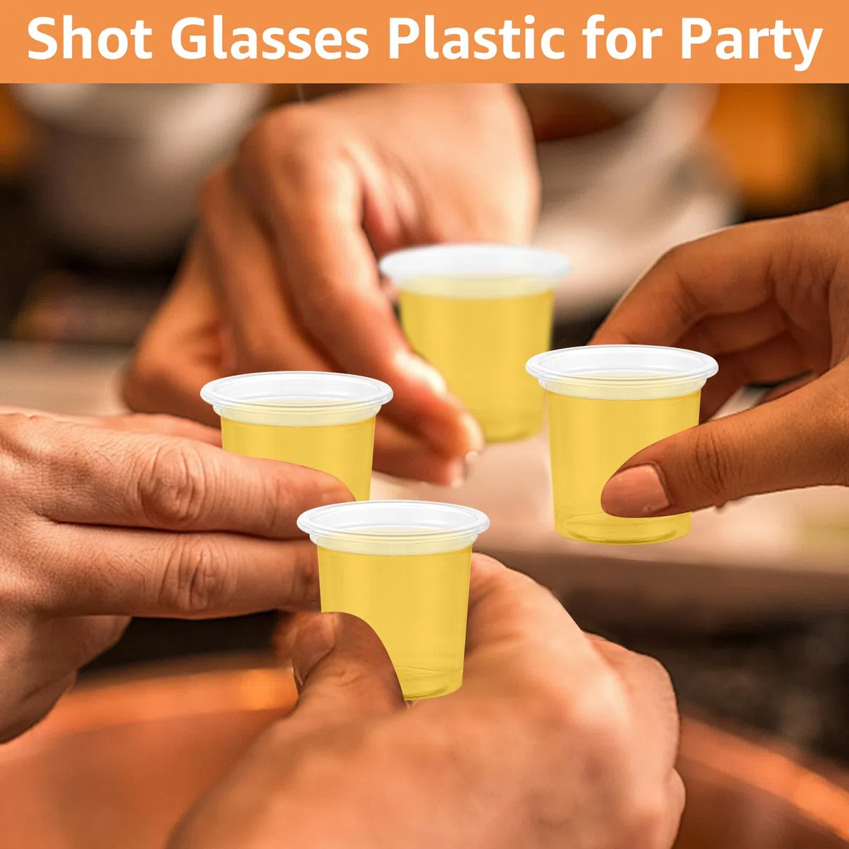 WOPPLXY 1000 vasos chupito plastico, shotgläser plastik 2cl transparentes y reutilizables, chupito plastico para bodas, fiestas, reuniones, celebraciones navideñas y uso comercial