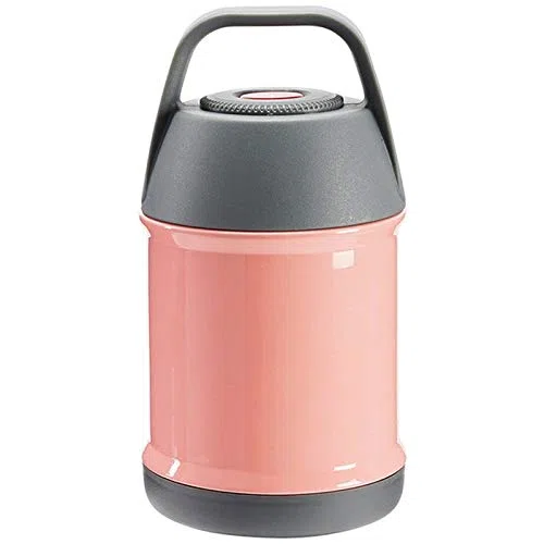 Fiambrera térmica de acero inoxidable de 450 ml con aislamiento al vacío que mantiene la comida caliente y a prueba de fugas. ，Fiambreras(Pink)