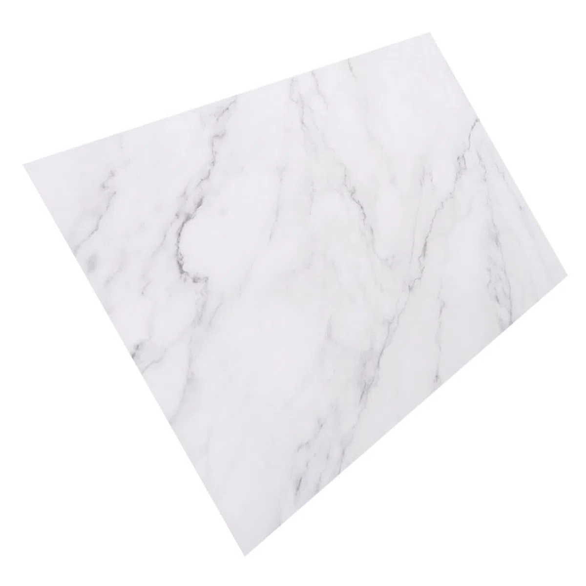 Tabla de Mármol Blanco para Cortar y Servir, Resistente a Manchas y Ligera, Adecuado para Cocina y Presentación de Alimentos