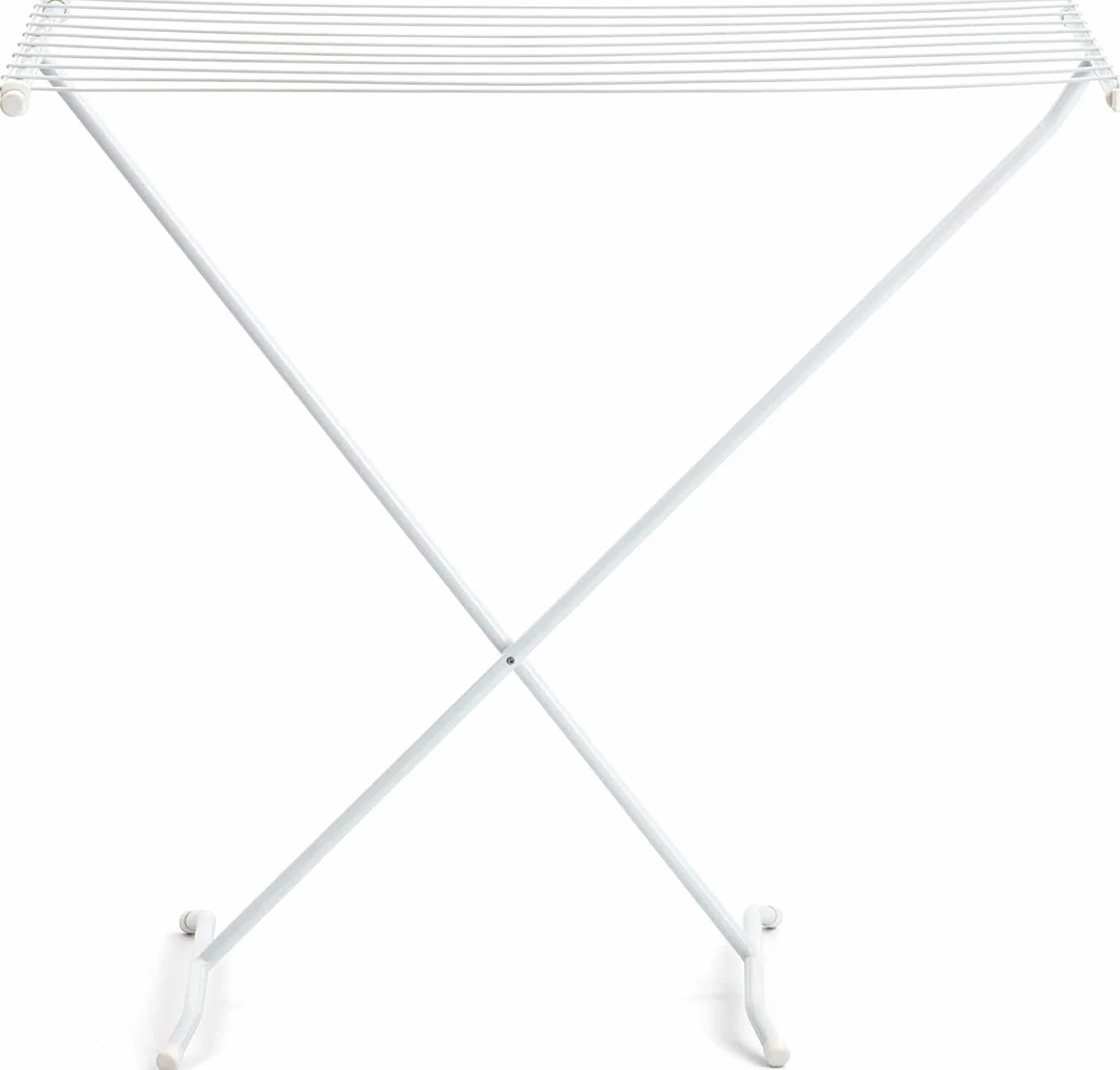 Rayen | Tendedero de acero | Superficie de tendido de 10 m | Tendedero plegable | Para interior y exterior | 90 x 53,5 x 82 cm