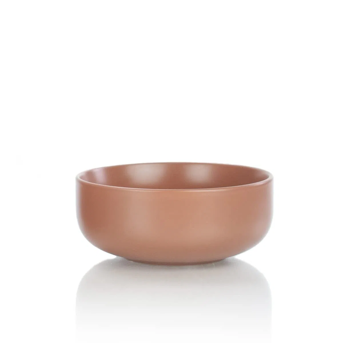 Everything Kitchens Modern Flat Vajilla Colección (Terracotta, 24 onzas (juego de 4))