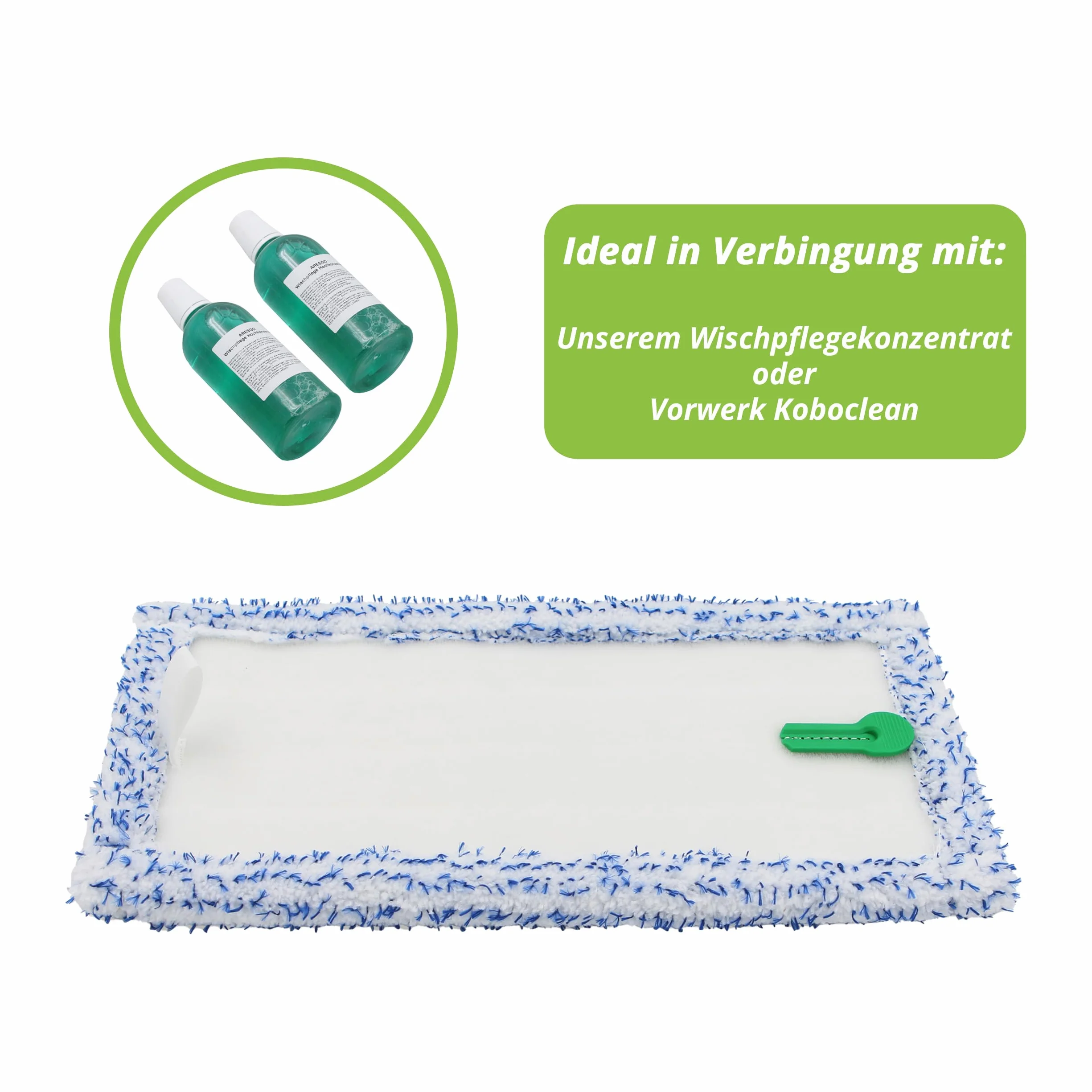 3 paños de limpieza, paños de repuesto, adecuados para limpiaparabrisas Vorwerk SP600 SP 600, limpiador de suelos duros, aspirador, así como trapeador de succión de batería Vorwerk SPB100 SPB 100