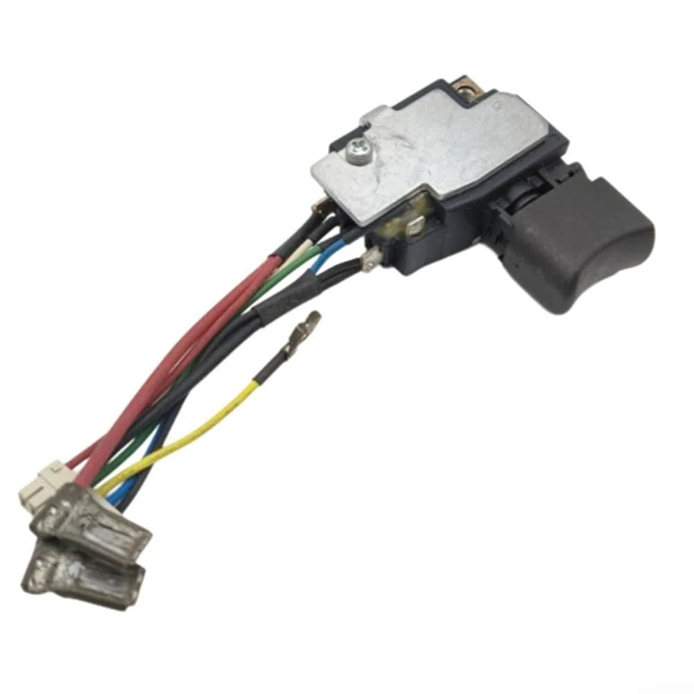 Interruptor de gatillo de repuesto 651364-1, compatible con BTD044 BTD064 BTD104 inalámbrico para controladores de impacto, pieza de repuesto de plástico para fijación de herramientas eléctricas