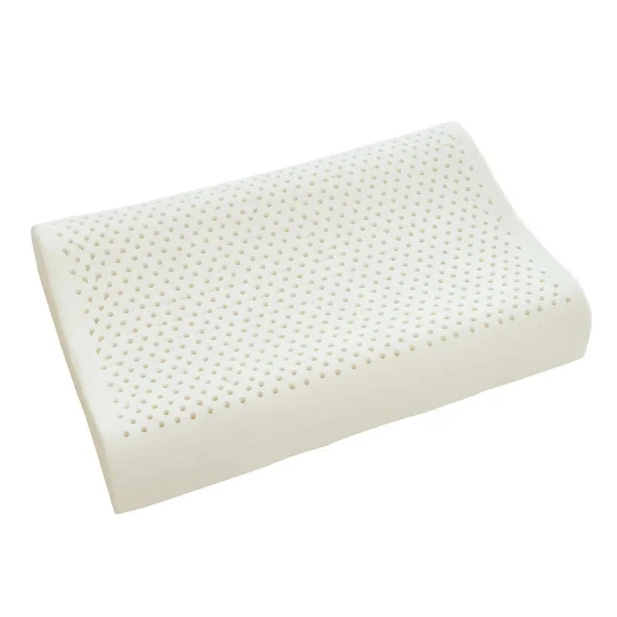 Almohada De Espuma Con Memoria Almohada de espuma viscoelástica, almohada ondulada fina y suave de látex for ayudar a dormir a los adultos, almohada larga y baja ultrafina for proteger la columna cerv