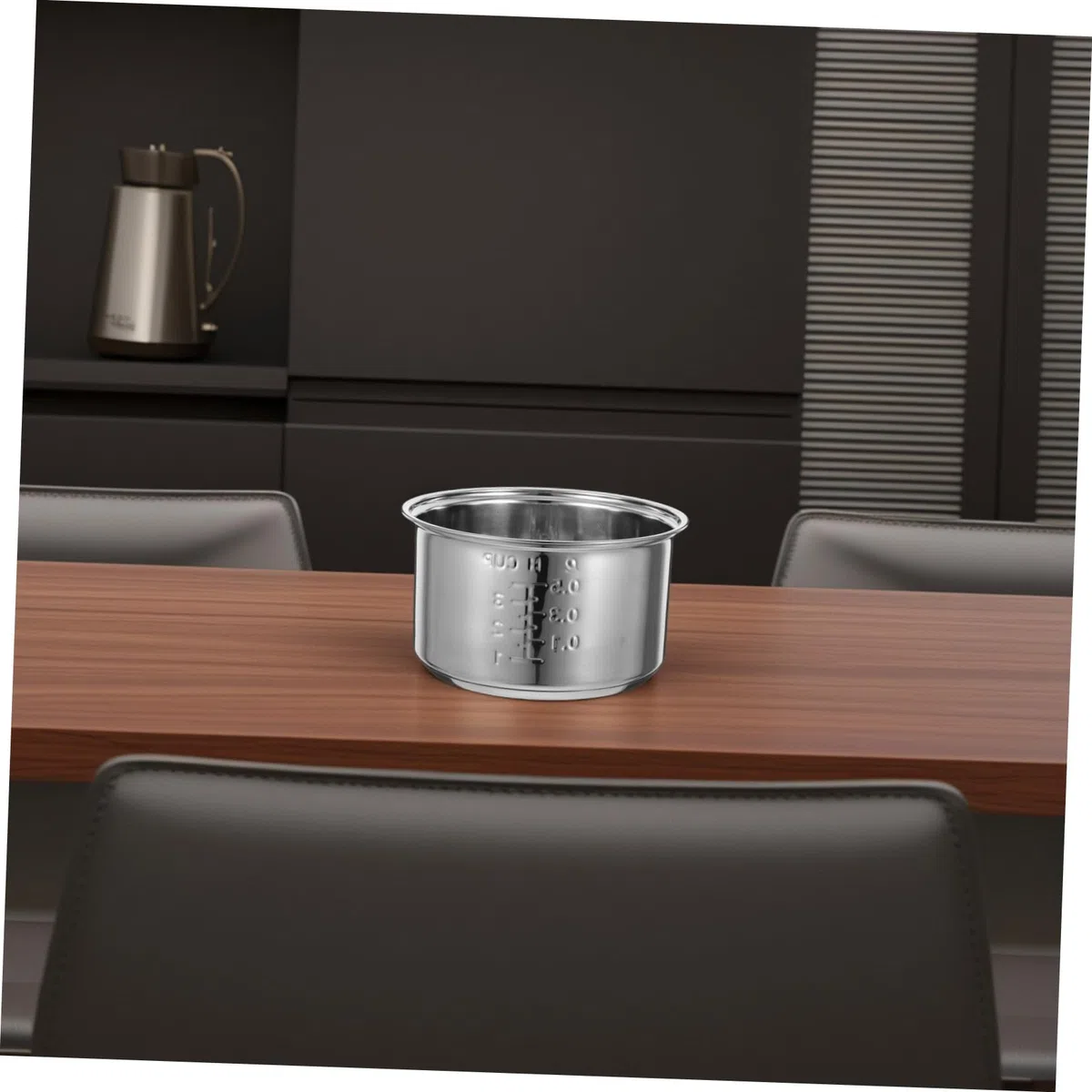 LIFKOME Revestimiento De Olla Arrocera Piezas De Olla De Arroz Olla Interior para Olla Arrocera Reemplazo De Olla Interior Olla Dentro De La Olla Silver Acero Inoxidable