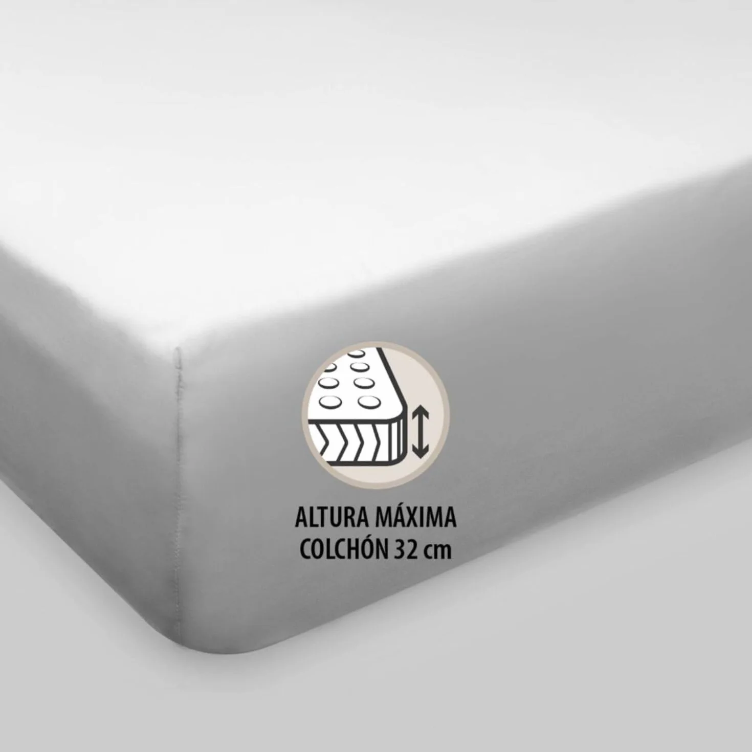 Burrito Blanco | Juego de sábanas Infantiles | Cama de 90cm. (+Medidas Disponibles) | Diseño 183 | Color Nude (90x190/200cm.)