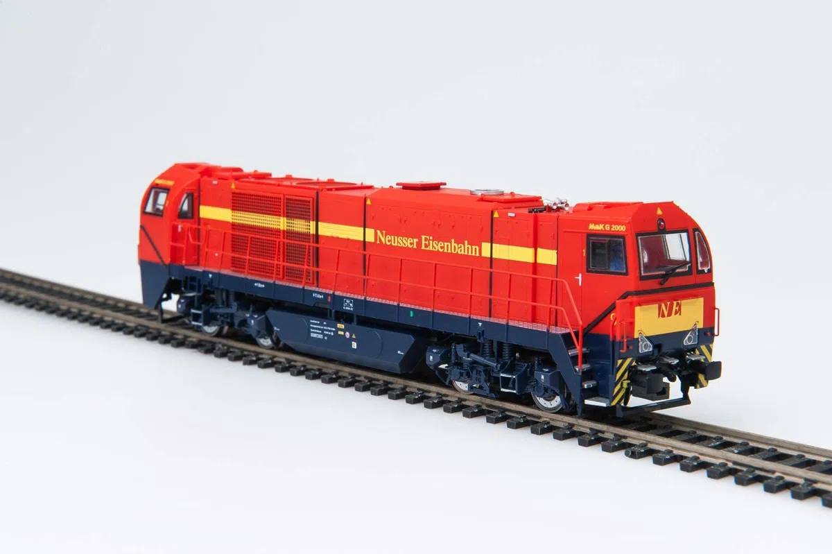 MEHANO 8812 T 277 VOSSLOH G2000 NEUSSER Locomotora, Rojo