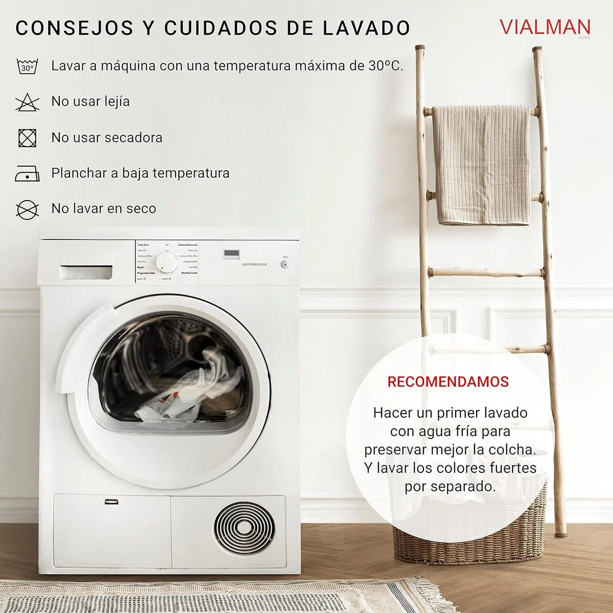 VIALMAN Fular Toscana 5 | Plaid Sofá | Colcha Multiusos | Tamaño 230x260cm | Colcha Gris
