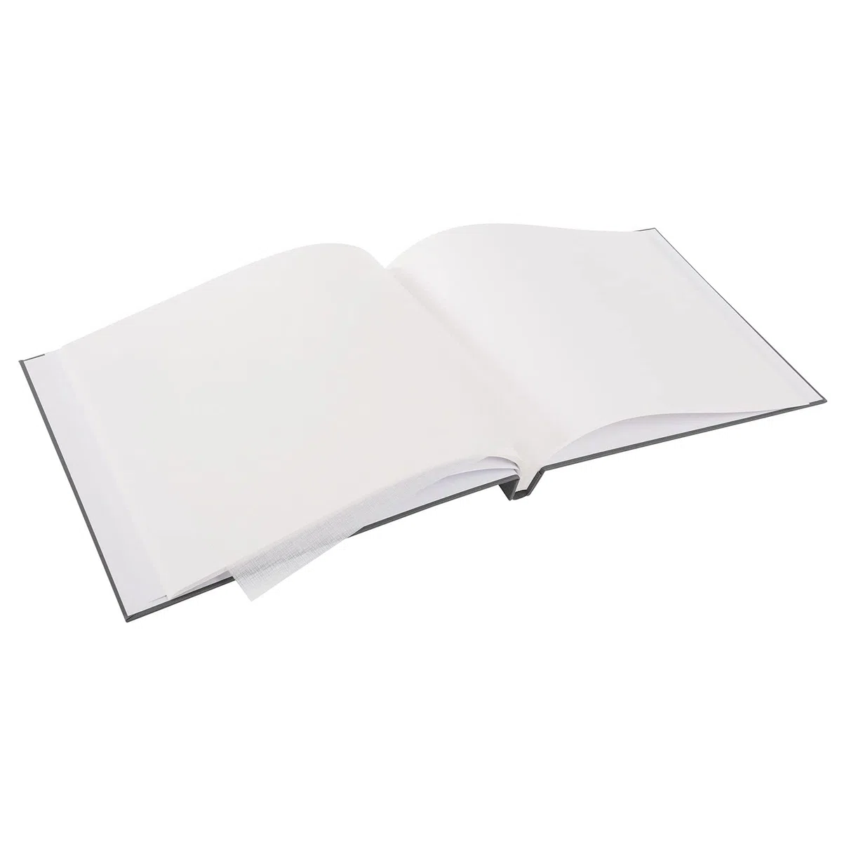 goldbuch 28825 Bella Vista - Álbum de fotos de 39 x 31 cm, 40 páginas blancas con separadores de pergamino, ampliable, color gris