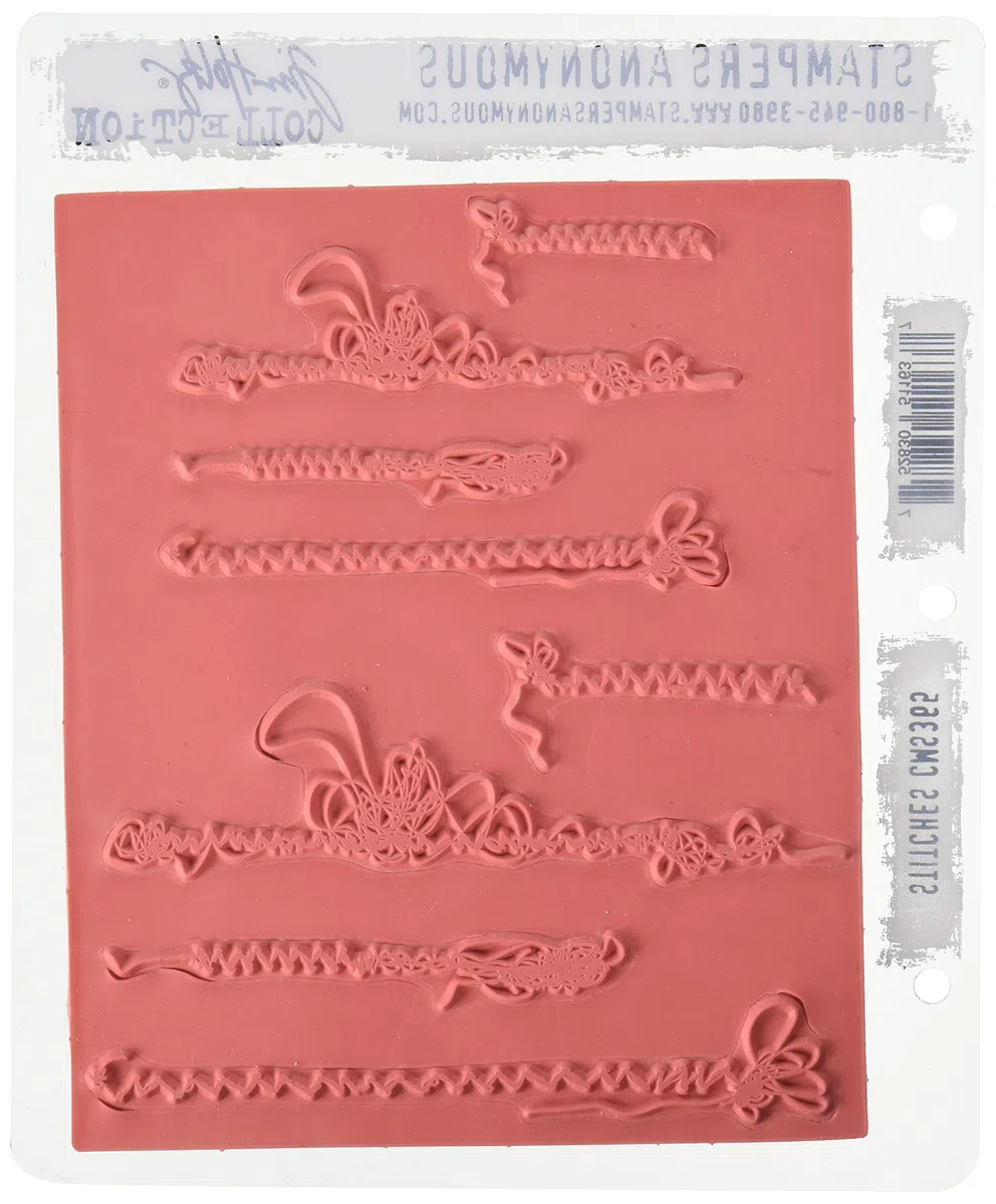 Unbekannt CMS-365 Tim Holtz-Sello Adhesivo (17,8 x 21,6 cm), Caucho, Puntadas, 7 x 8.5 inches