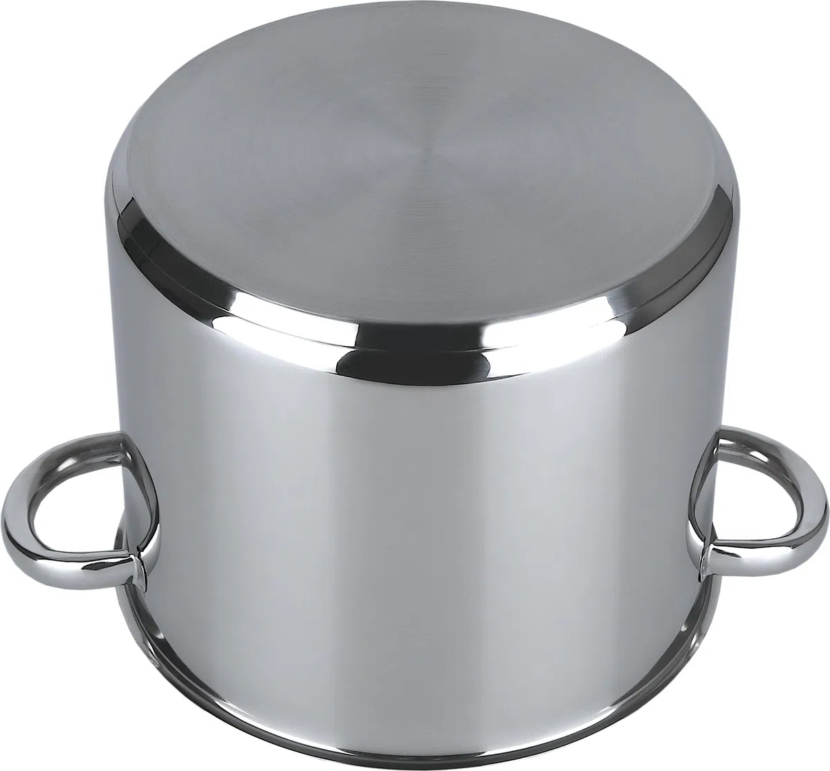 aro Olla Multiusos, con Tapa, Acero Inoxidable, Ø 24 cm, Plata, 9 L
