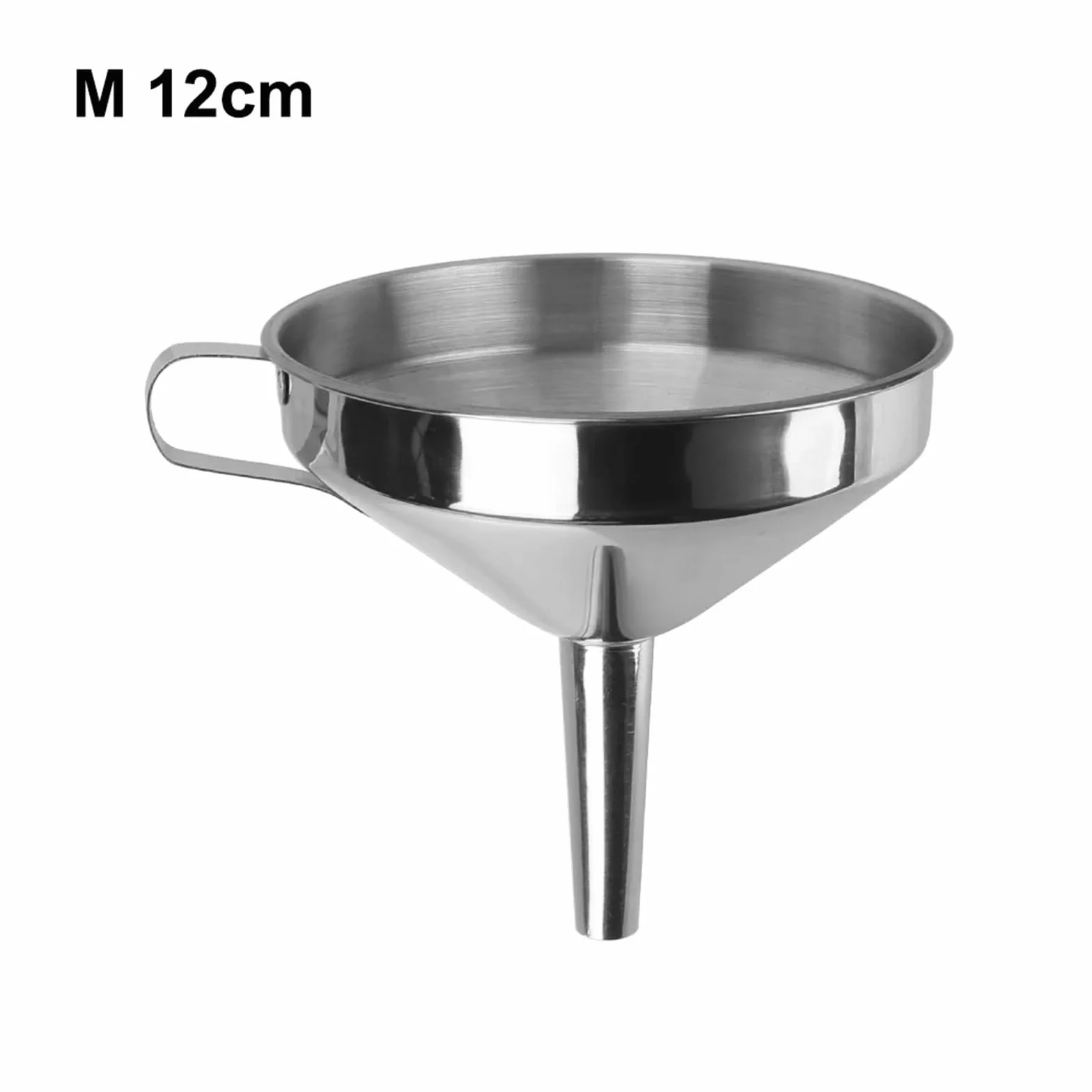 Embudos Embudo de Acero Inoxidable con Filtro Desmontable for Vino, Cerveza, Aceite, Accesorios de Cocina(M-12 CM)