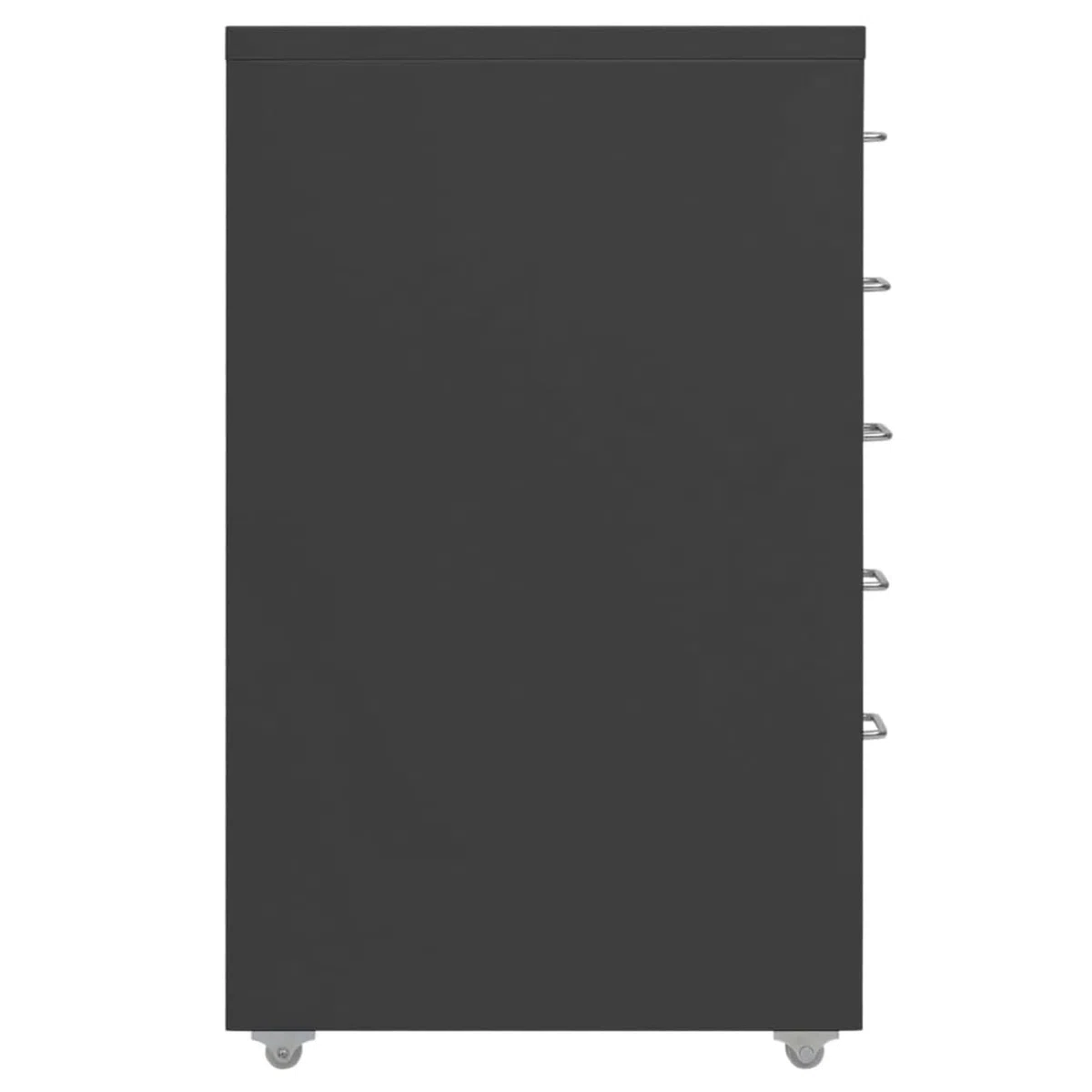 Gecheer Armario Archivador Armarios Metalico Cajonera Documentos Oficina Despacho Archivos Estudio Almacenamiento Muebles Estante Decoración Antracita 28x41x69 cm