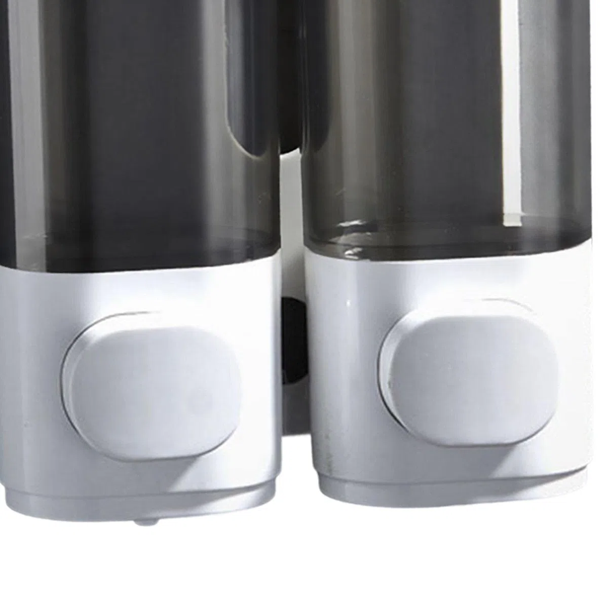 Dispensador de Jabón de Pared con Depósito Recargable Y Ventana Visible Bomba Manual Plástica Resistente para Baño Cocina Oficina Restaurante Escuela