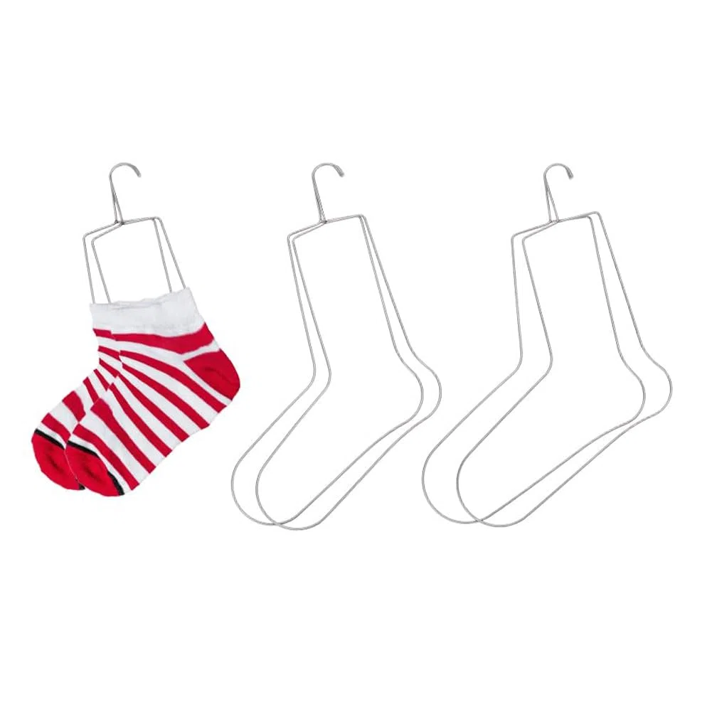 UNICRAFTALE - Colgador de secado de acero inoxidable para calcetines, 3 tamaños, bloque calcetín para un secado rápido y una presentación de calcetines de punto a mano y ganchillo