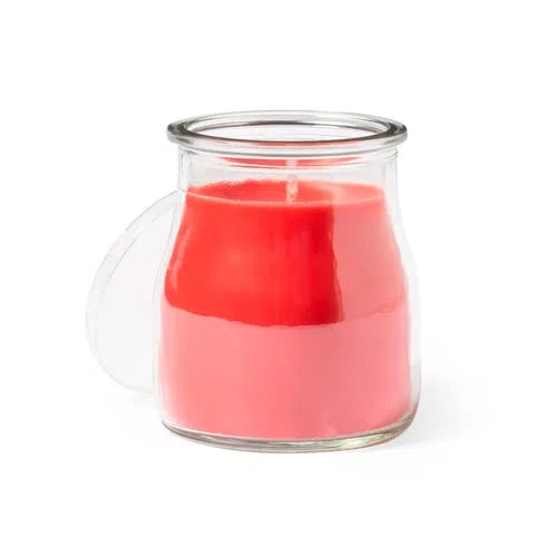 DISOK Lote 24 Velas Aromática de Cristal con Tapa, Detalles velas para eventos, decoración hogar, detalles de boda. (Blanco)