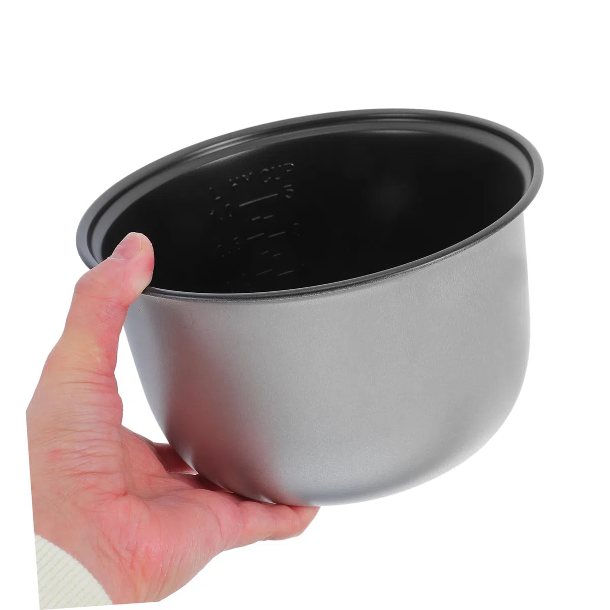 Luxshiny Olla Interior de Aleación de Aluminio de Repuesto Antiadherente Resistente y Segura para Olla Arrocera de 2l para Cocinas Domésticas
