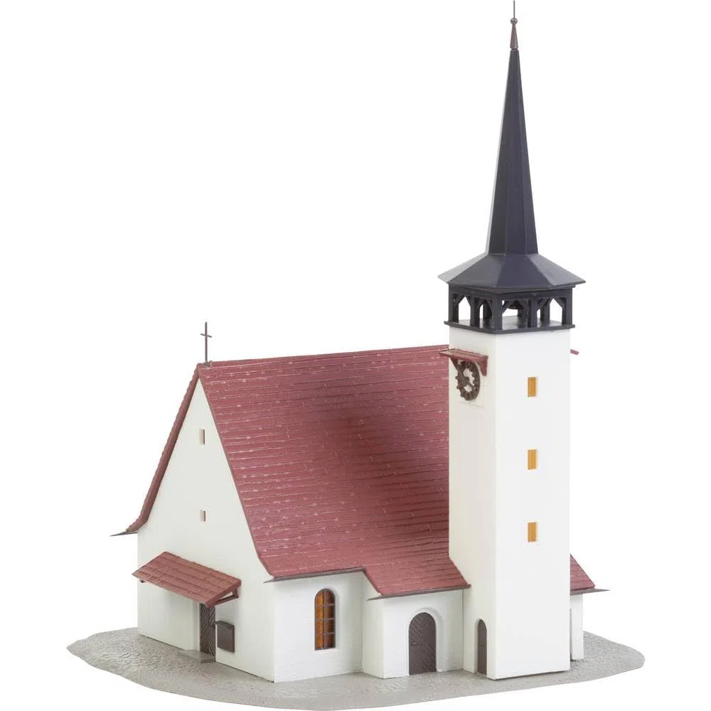 FALLER FA 232314 Church w/Pointed Roof N Scale Building Kit Iglesia con Techo Puntiagudo, tamaño único