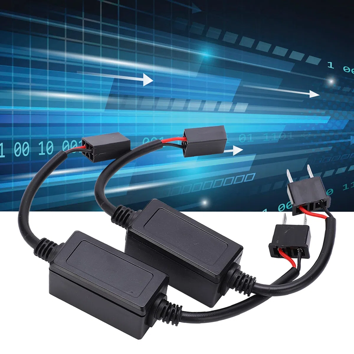 Cancelador de Fallas de Luz LED, Cancelador de Fallas de Decodificador LED Antiparpadeo para H7 DC para Decodificador de Bus Canbus